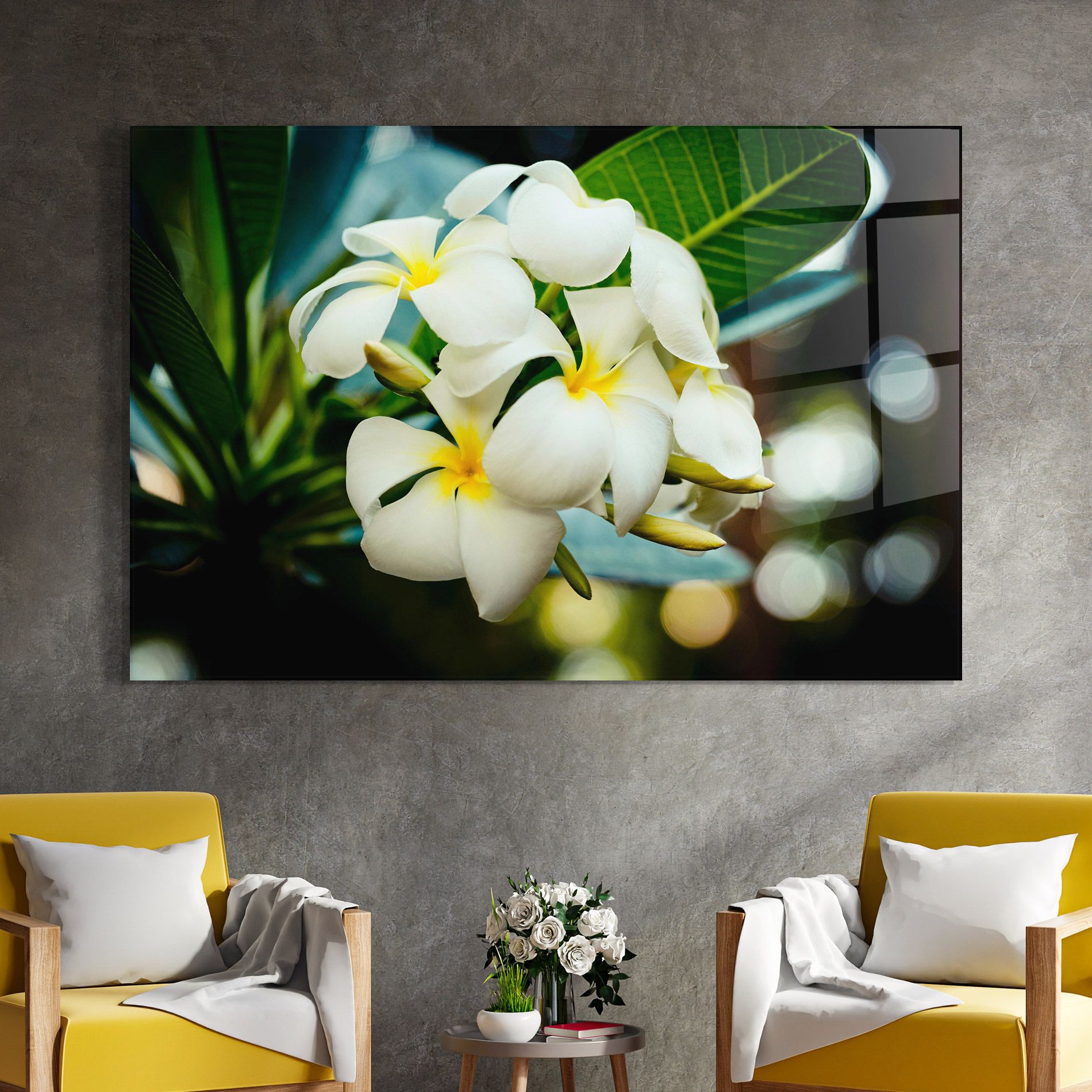 Beautiful White Exotic mockup 4