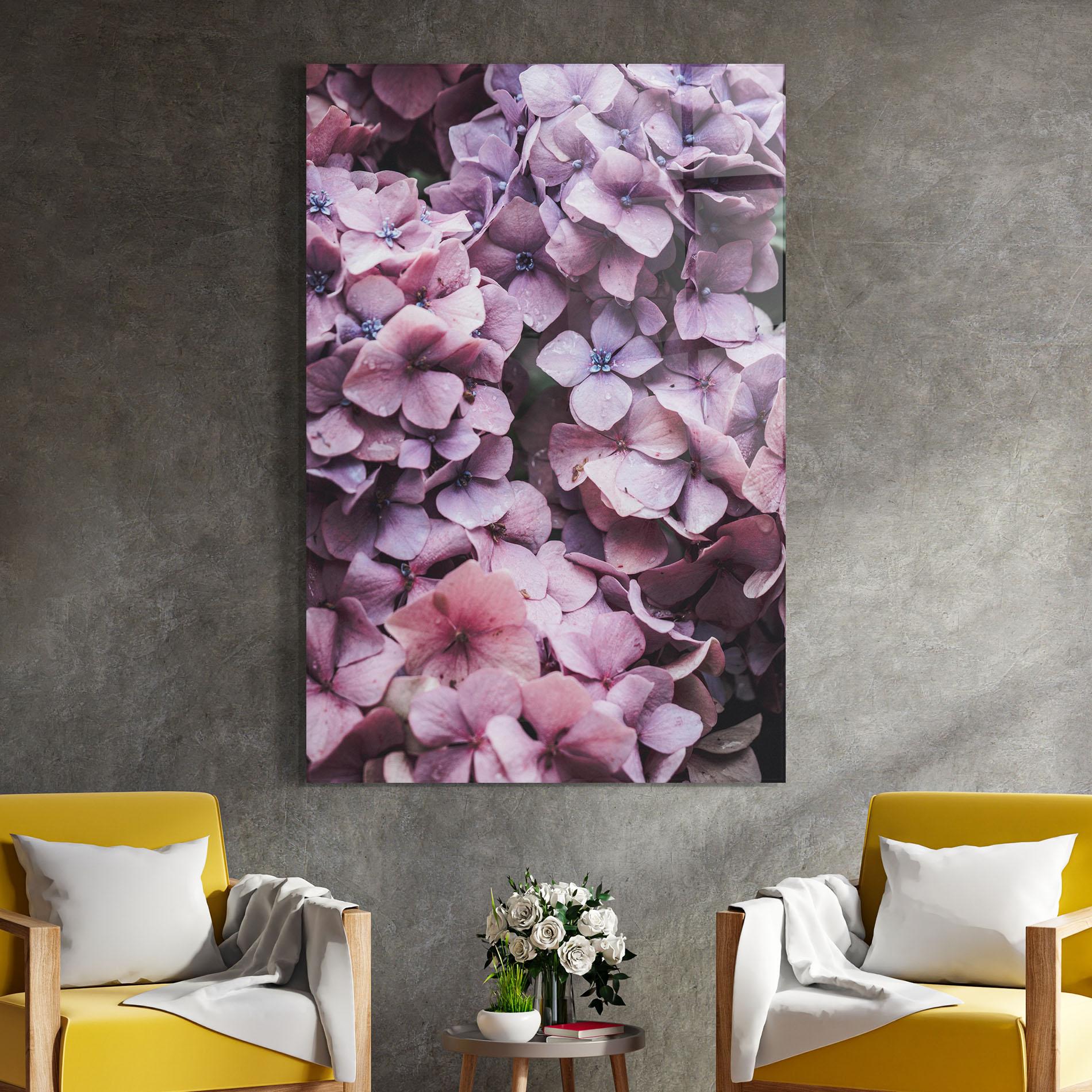 Tablou Sticla Lilac Tree mockup 4