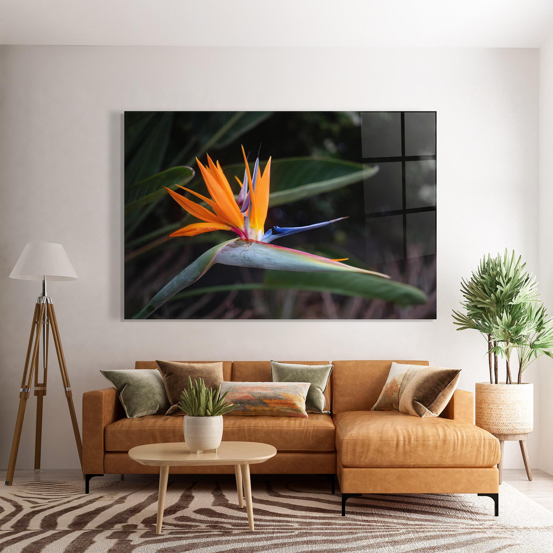 Tablou Sticla Paradise Plant mockup 7