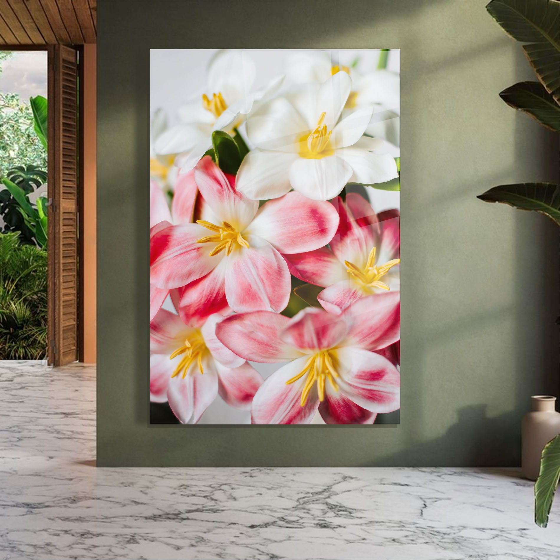 Beautiful Exotic Flower mockup 7