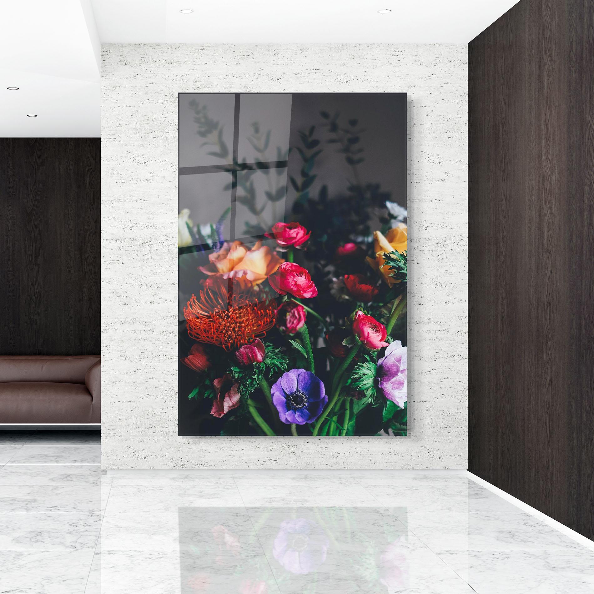 Tablou Sticla Flower Garden mockup 9