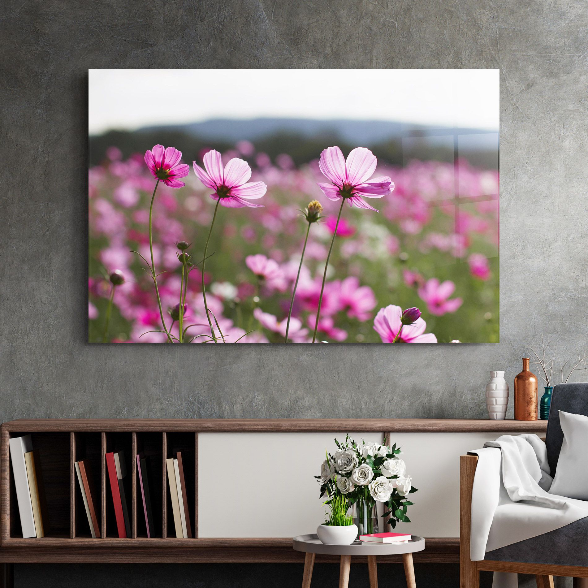 Cosmos Flower mockup 2