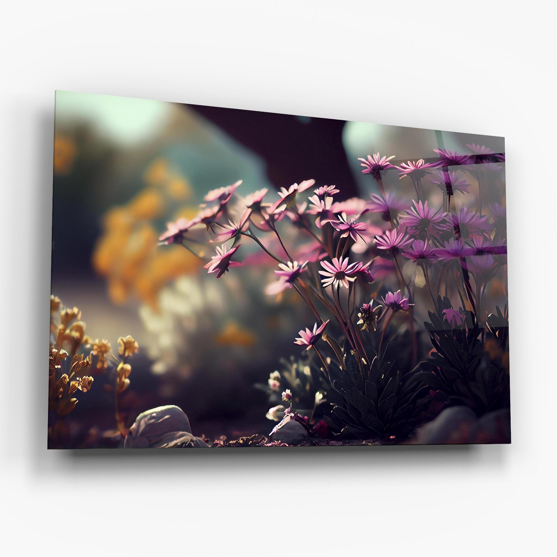 Tablou Sticla Vibrant Meadow mockup 6