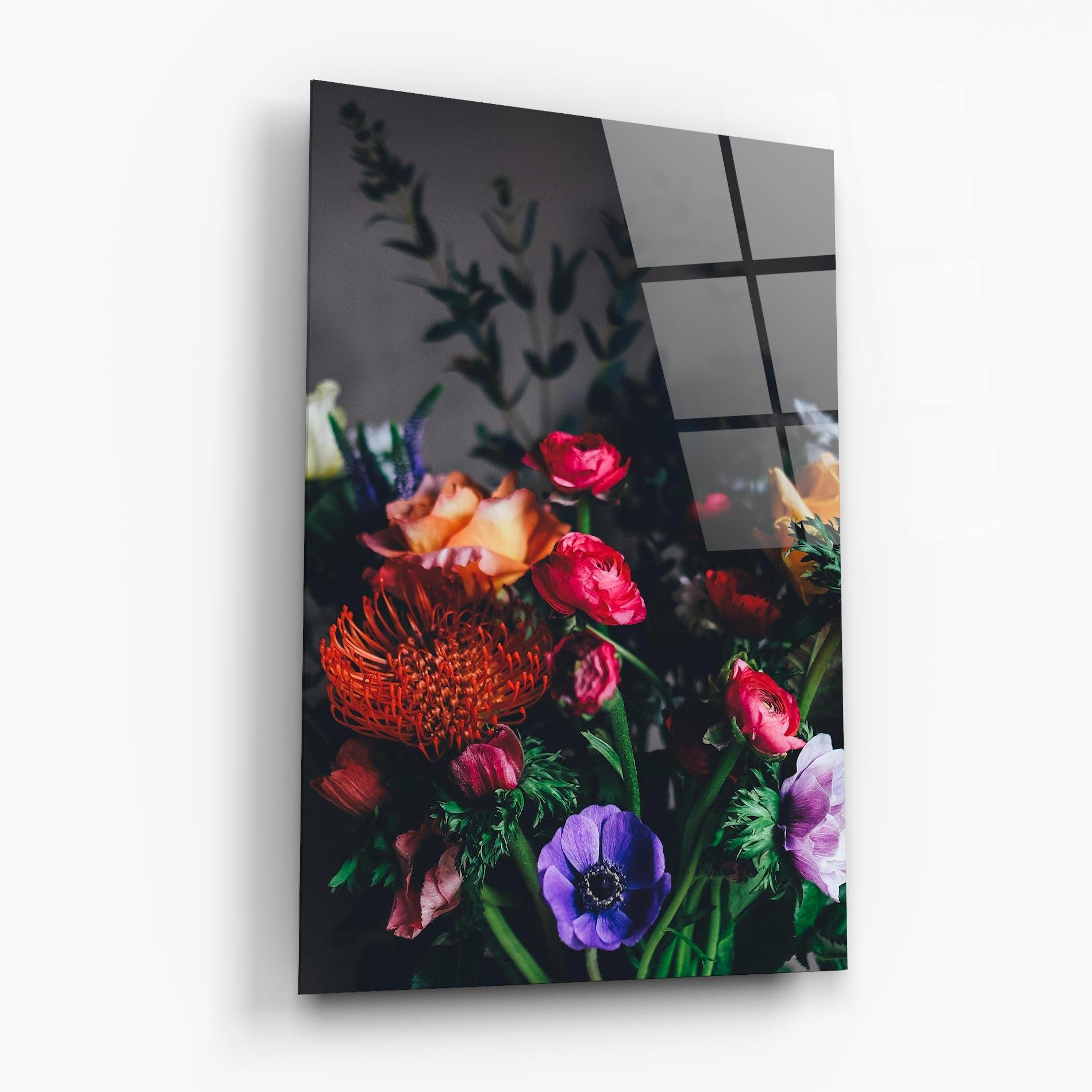 Tablou Sticla Flower Garden mockup 6
