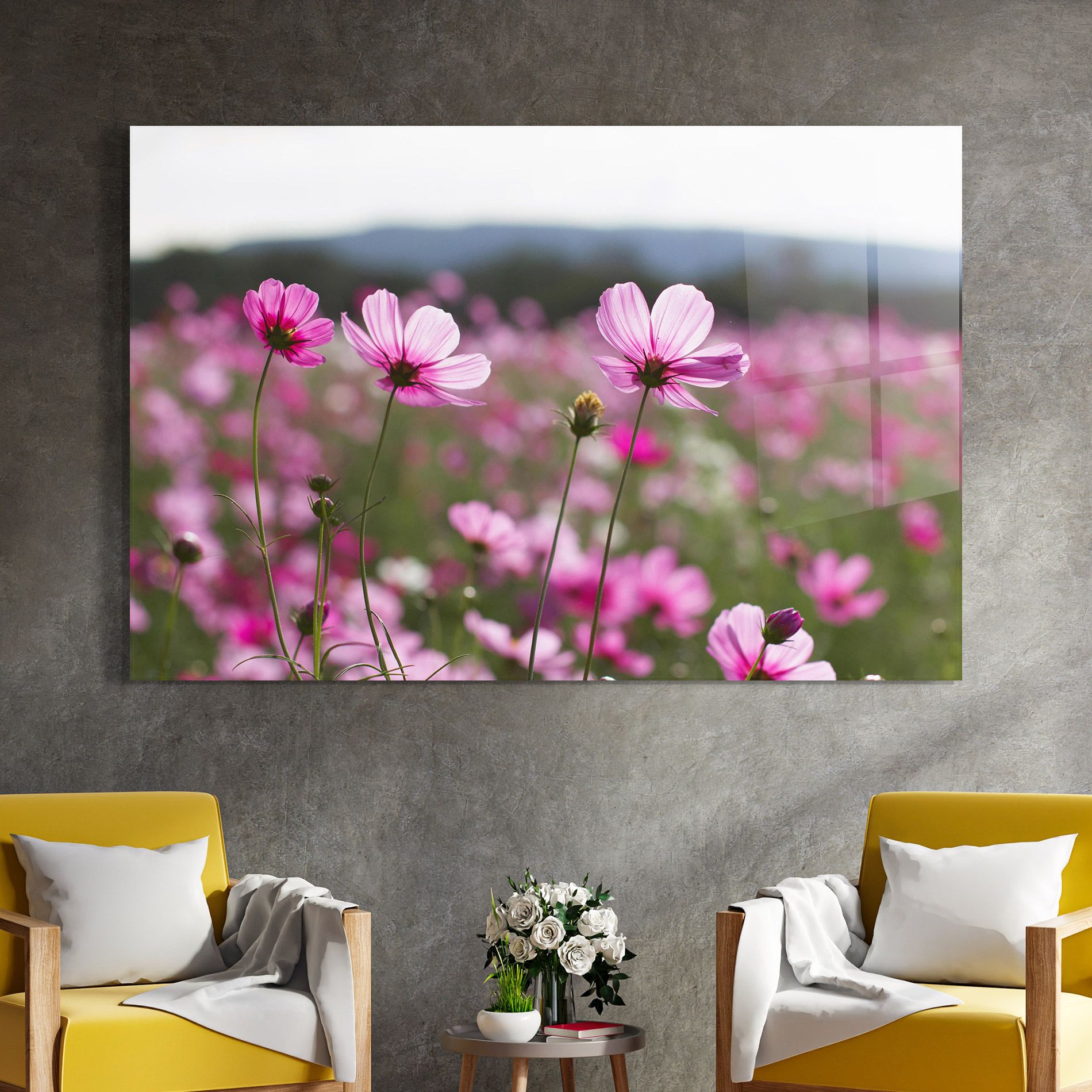 Cosmos Flower mockup 4