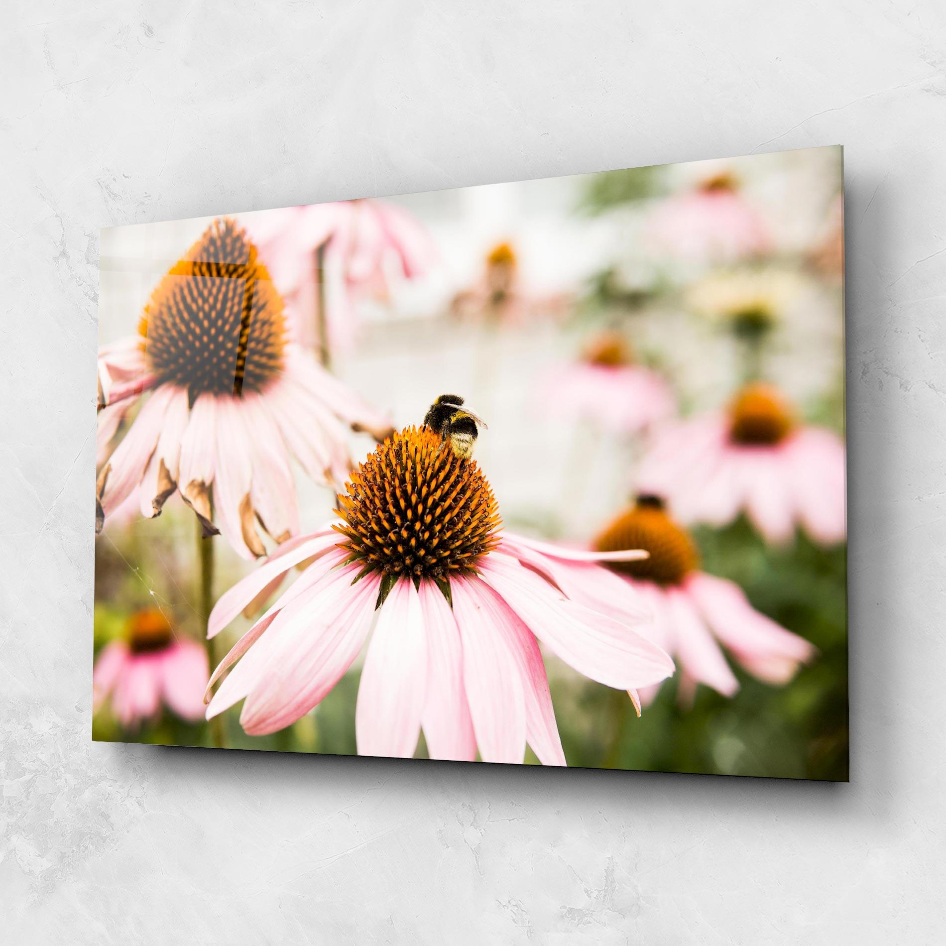 Tablou Sticla Daylight Flower mockup 1