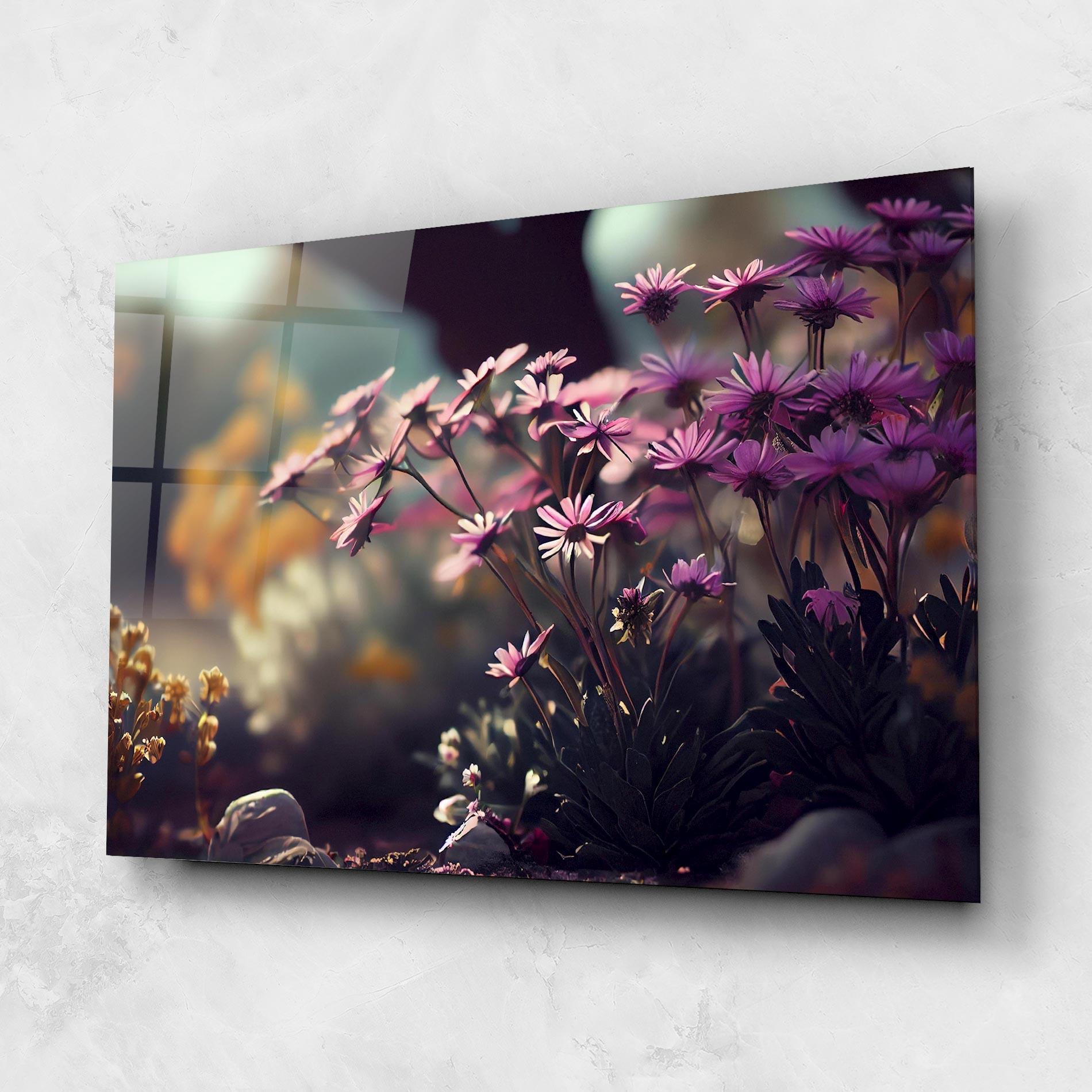 Tablou Sticla Vibrant Meadow mockup 1