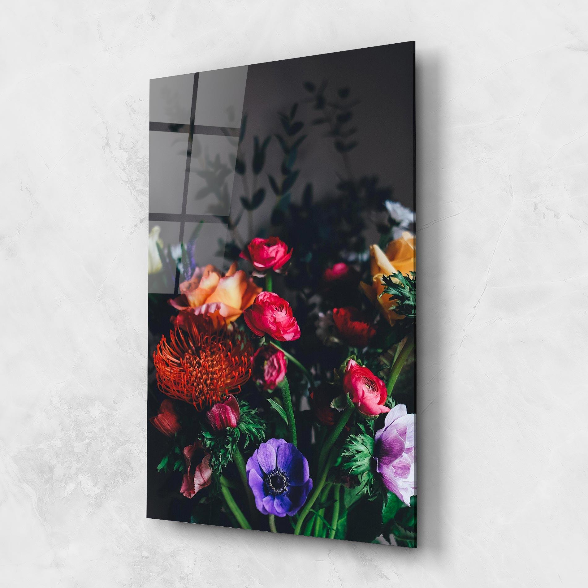 Tablou Sticla Flower Garden mockup 1