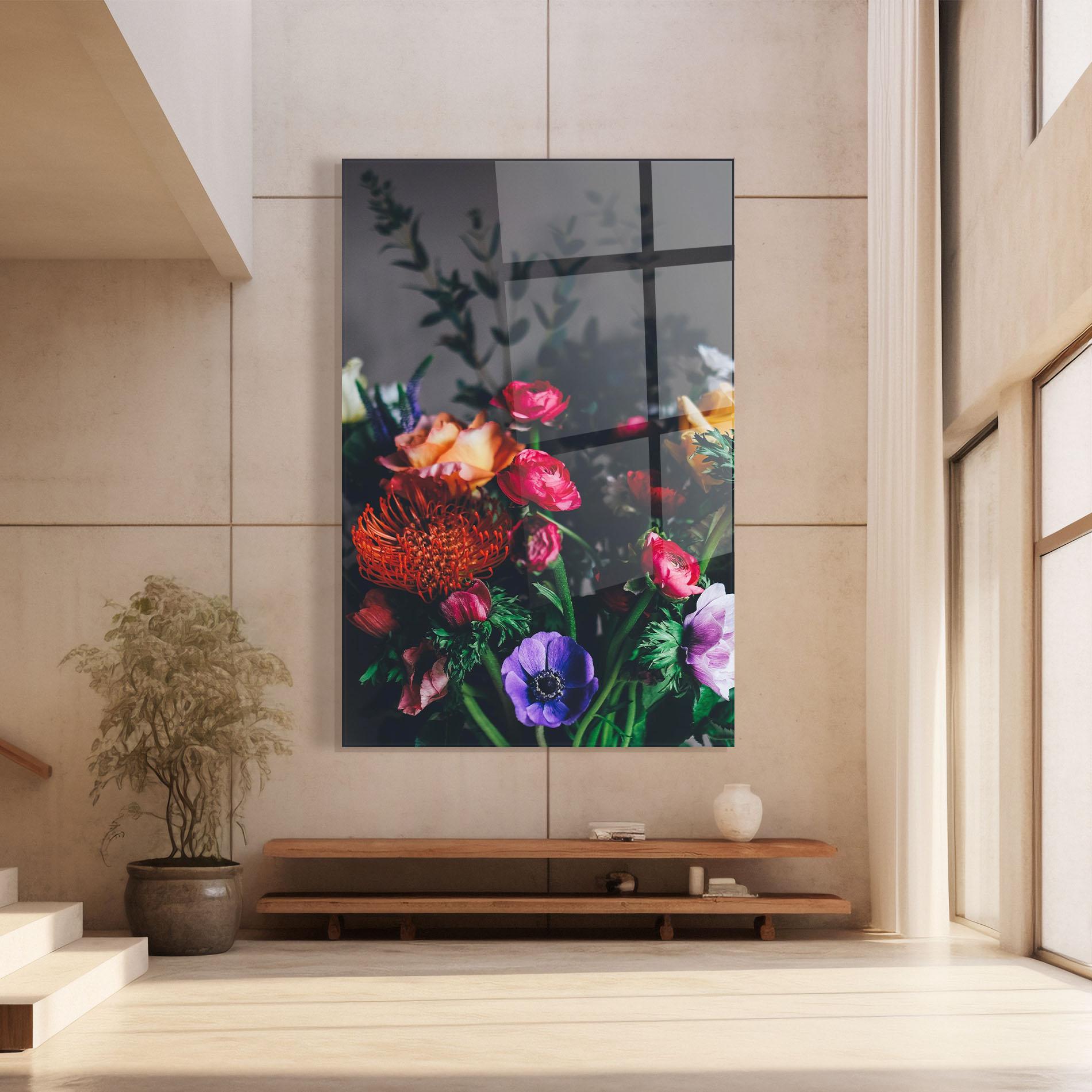 Tablou Sticla Flower Garden mockup 8