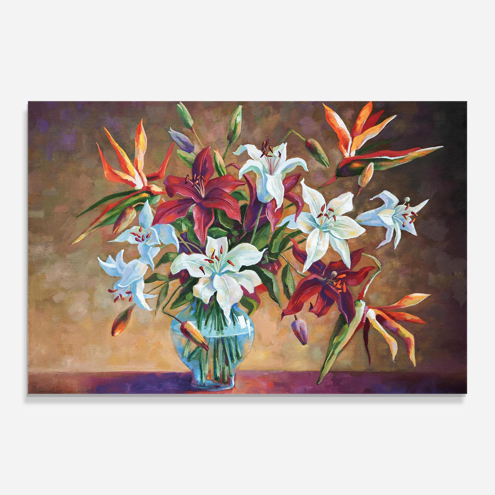 Tablou Sticla Flower Vase mockup 0