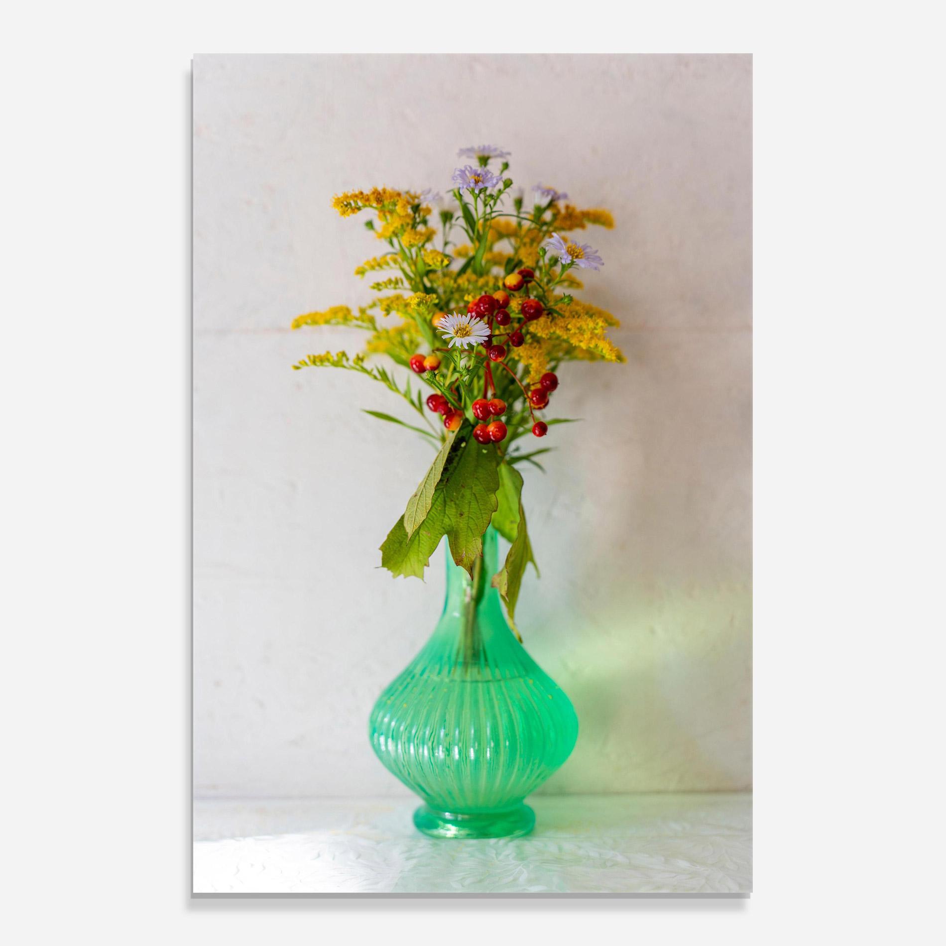 Tablou Sticla Green Pretty Vase mockup 0