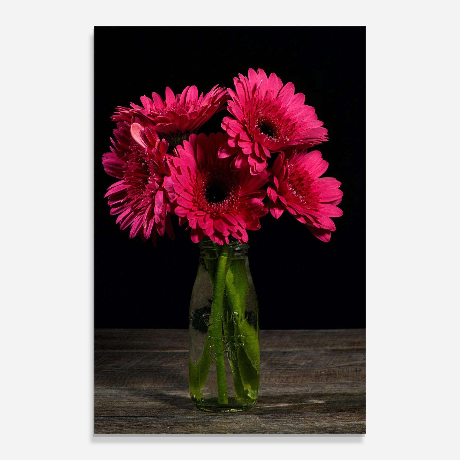 Tablou Sticla Vase Strong Pink mockup 0