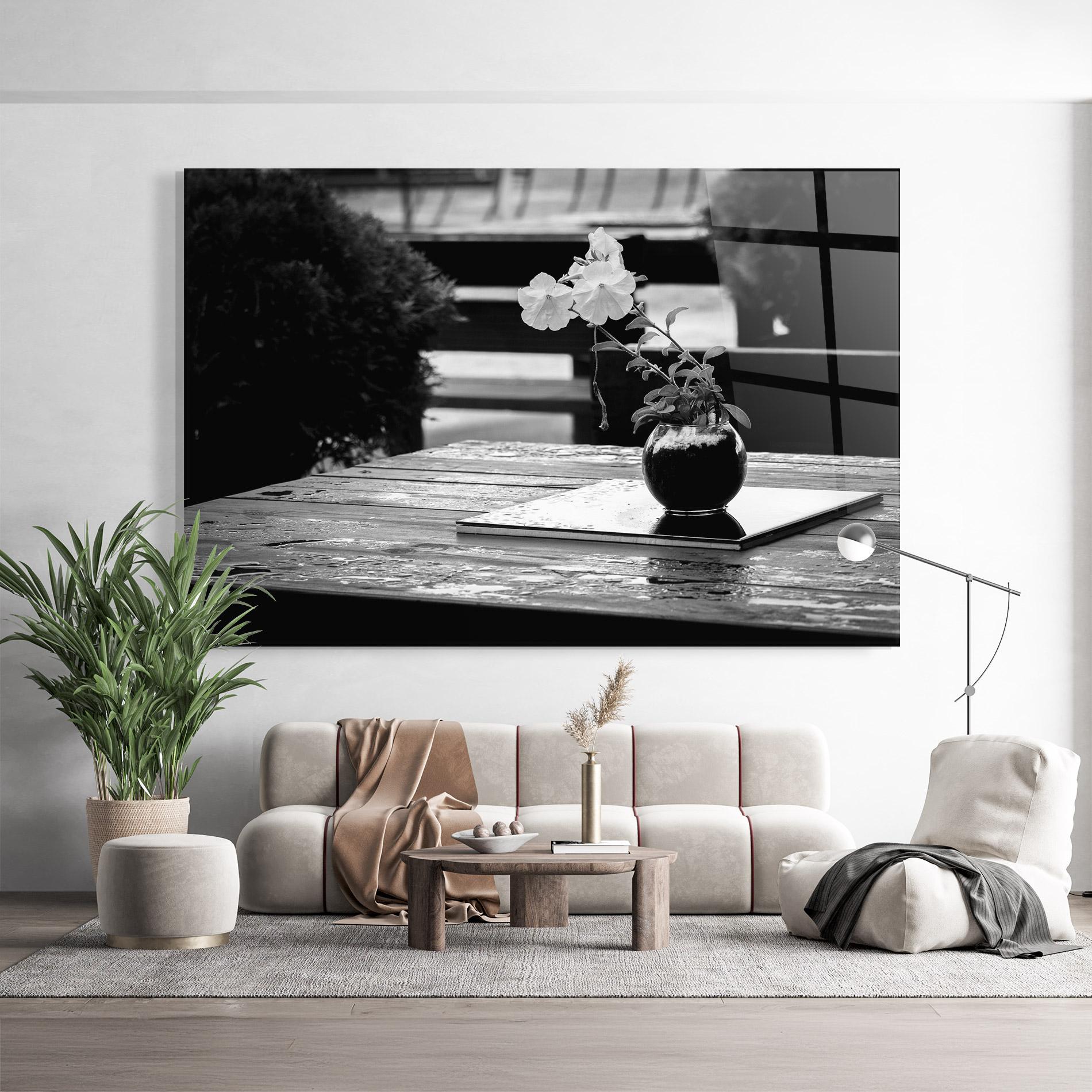 Tablou Sticla Black Vase View mockup 9