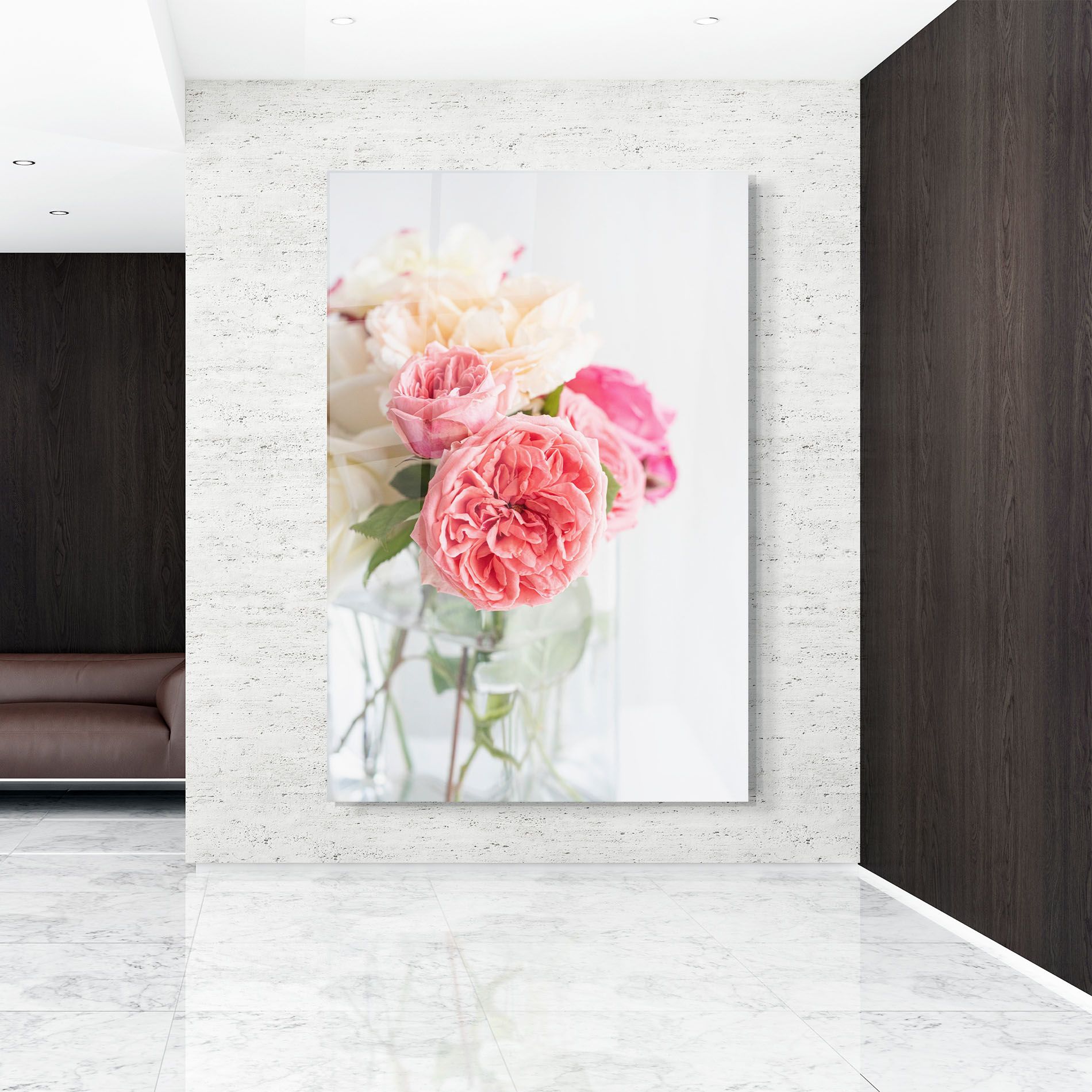 Pink Rose Vase mockup 9