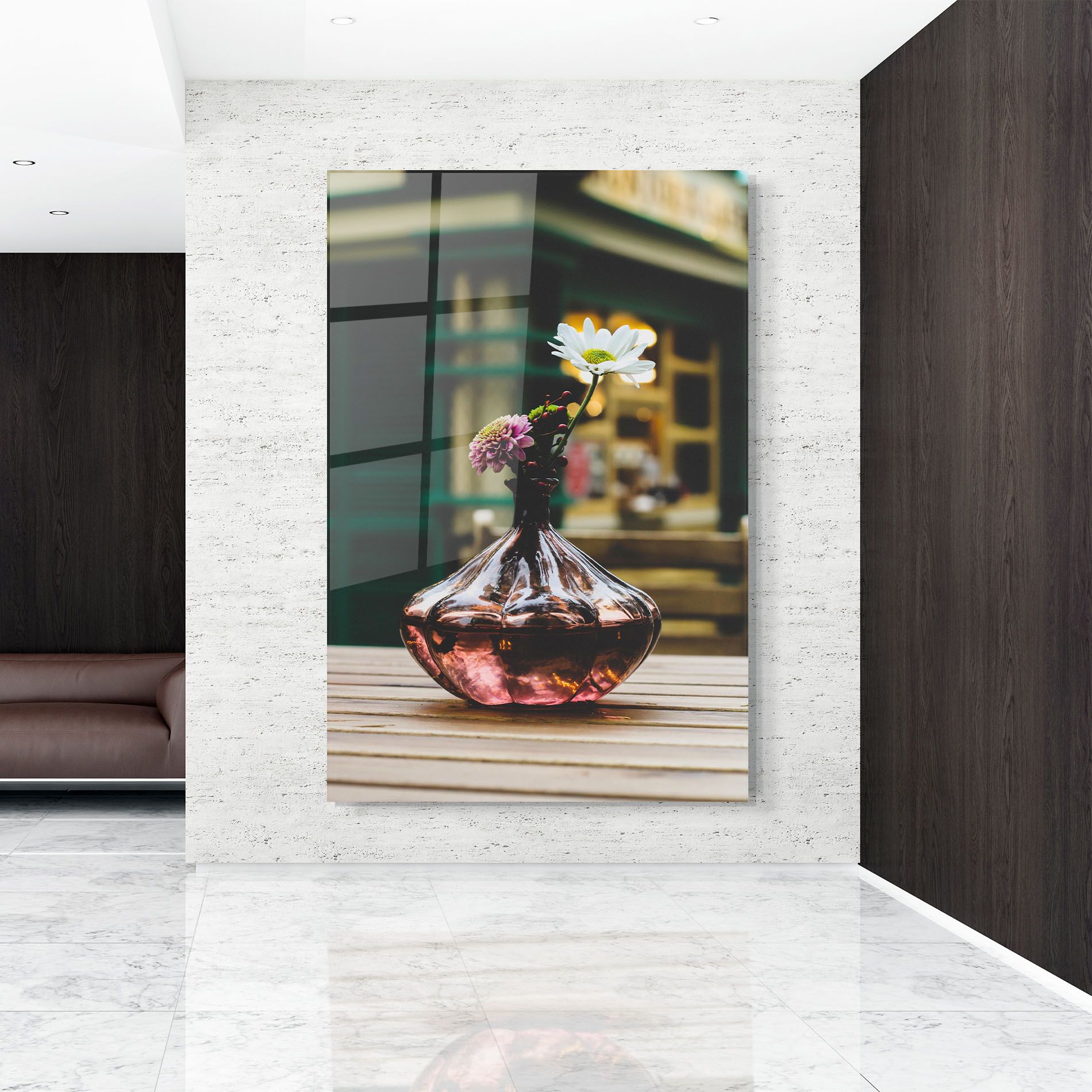 Pink Vase Flower mockup 9