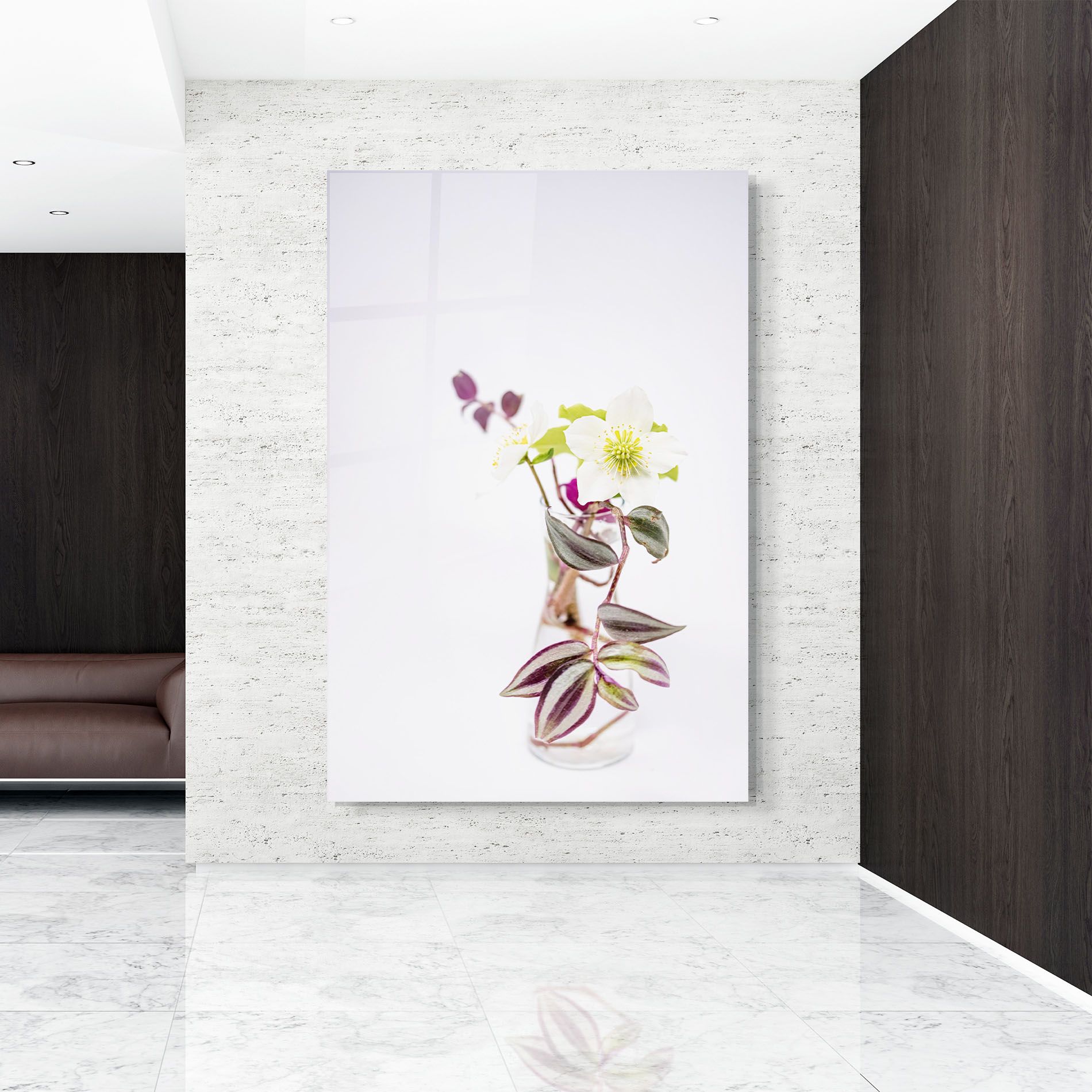 Pretty Leaf Vase mockup 9