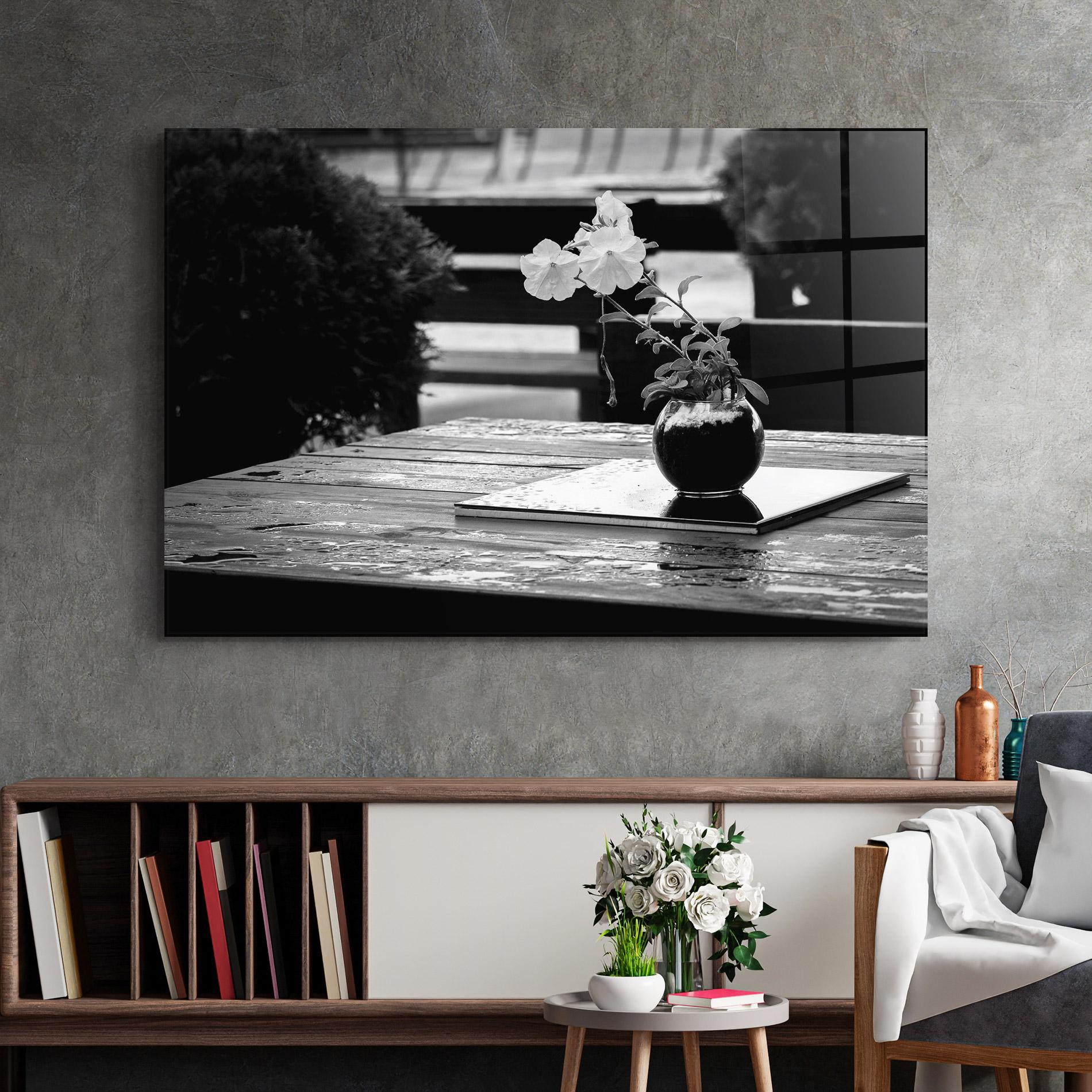 Tablou Sticla Black Vase View mockup 2