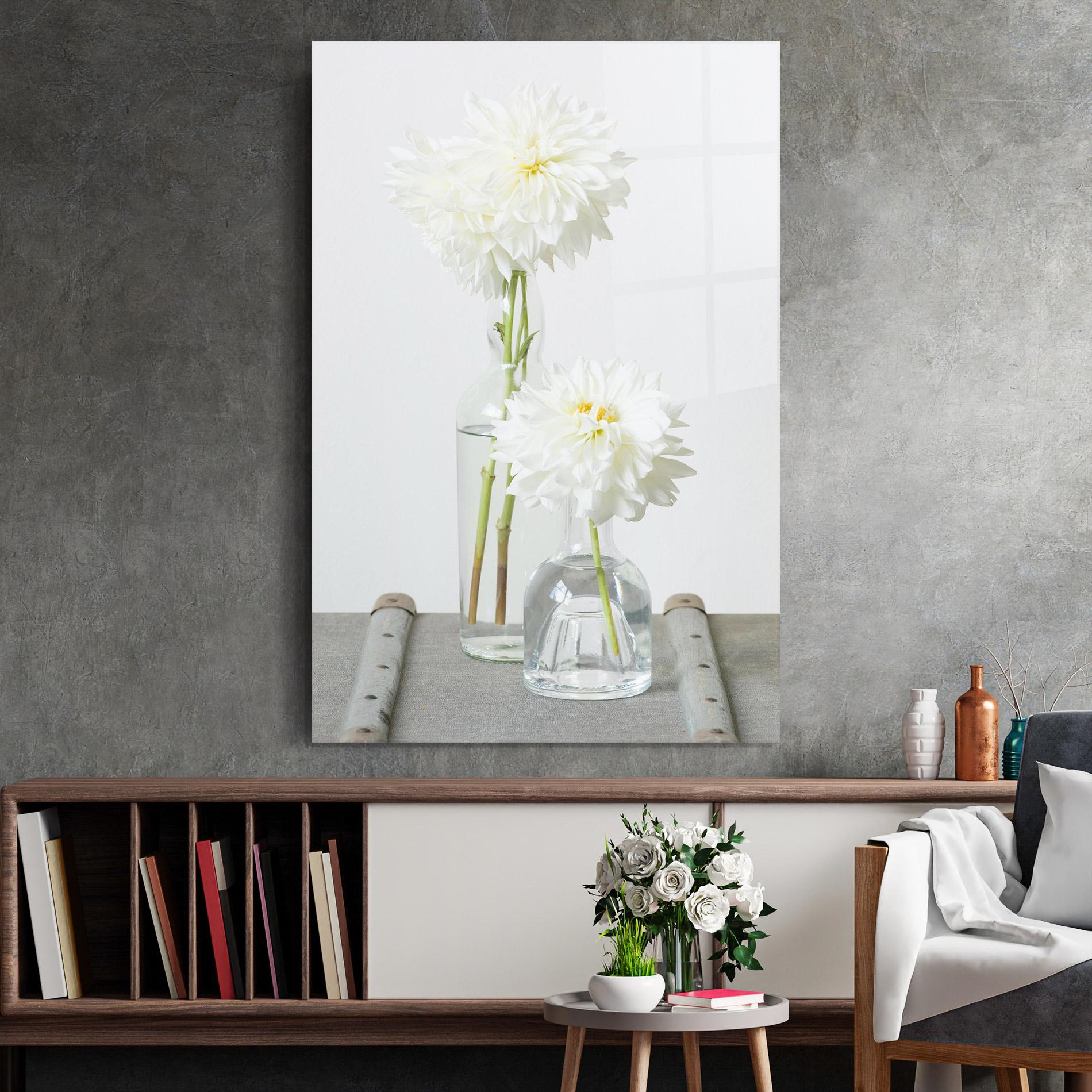 Tablou Sticla Big Flower Vase mockup 2