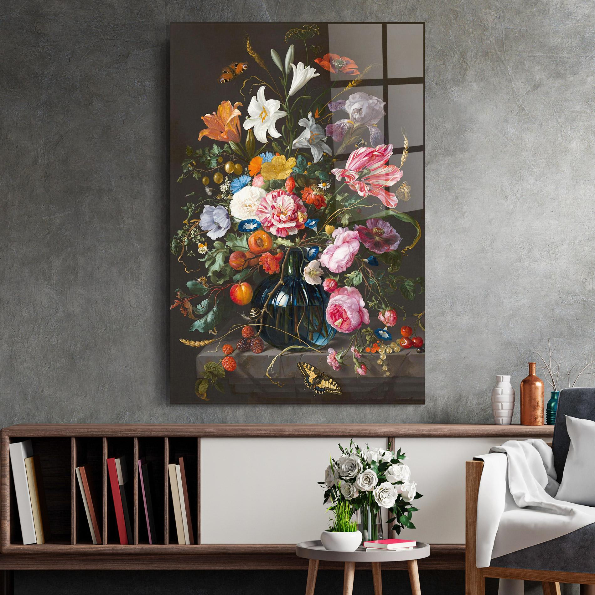 Tablou Sticla Blossom Of Life mockup 2