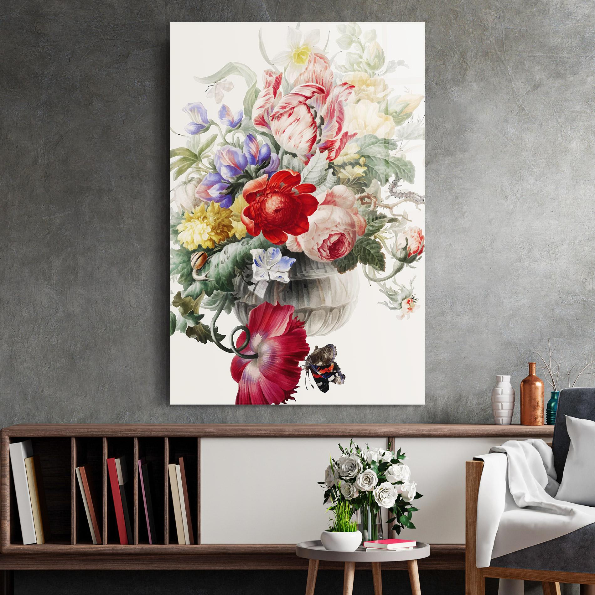 Tablou Sticla Butterfly Vase mockup 2