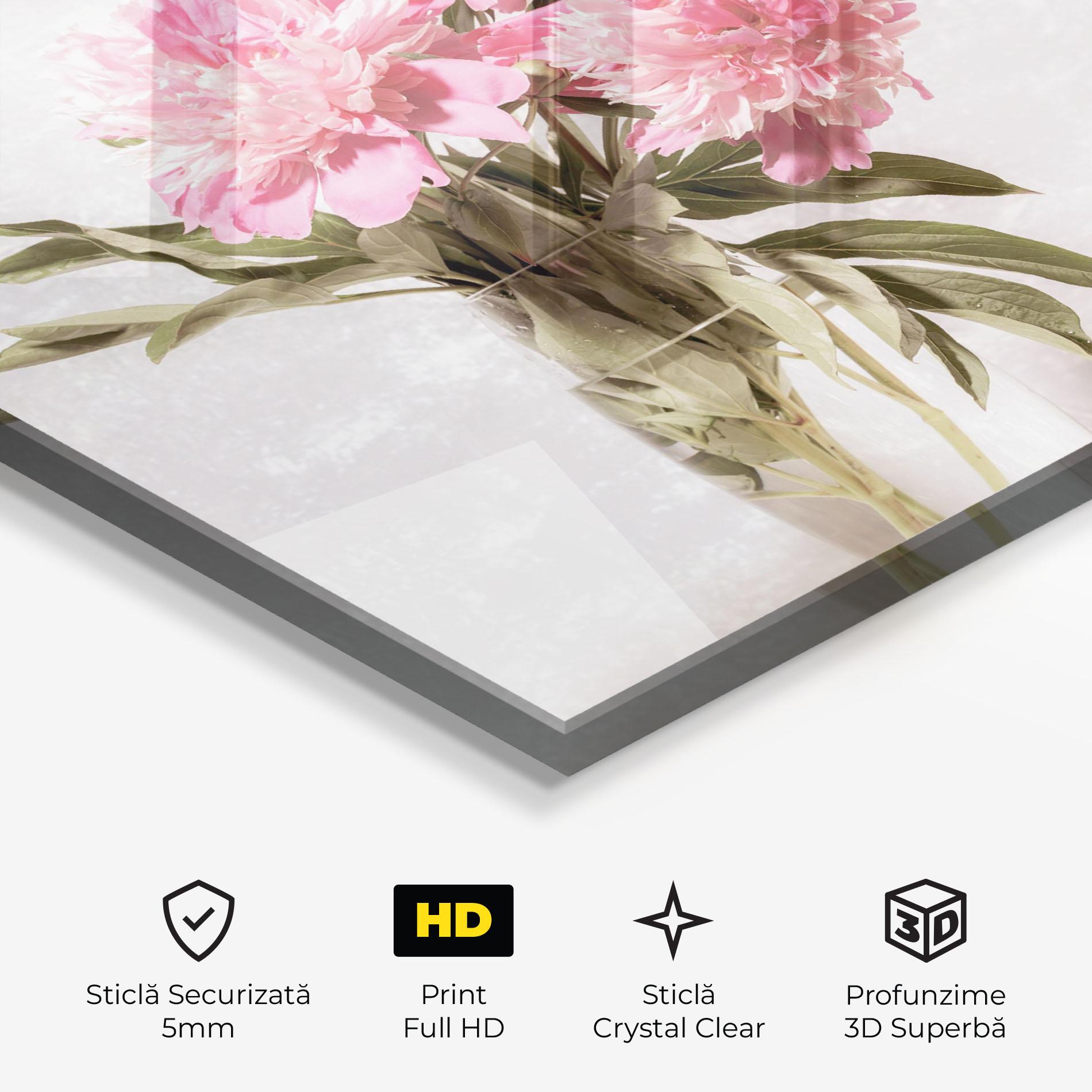 Tablou Sticla Bouquet Vase mockup 3