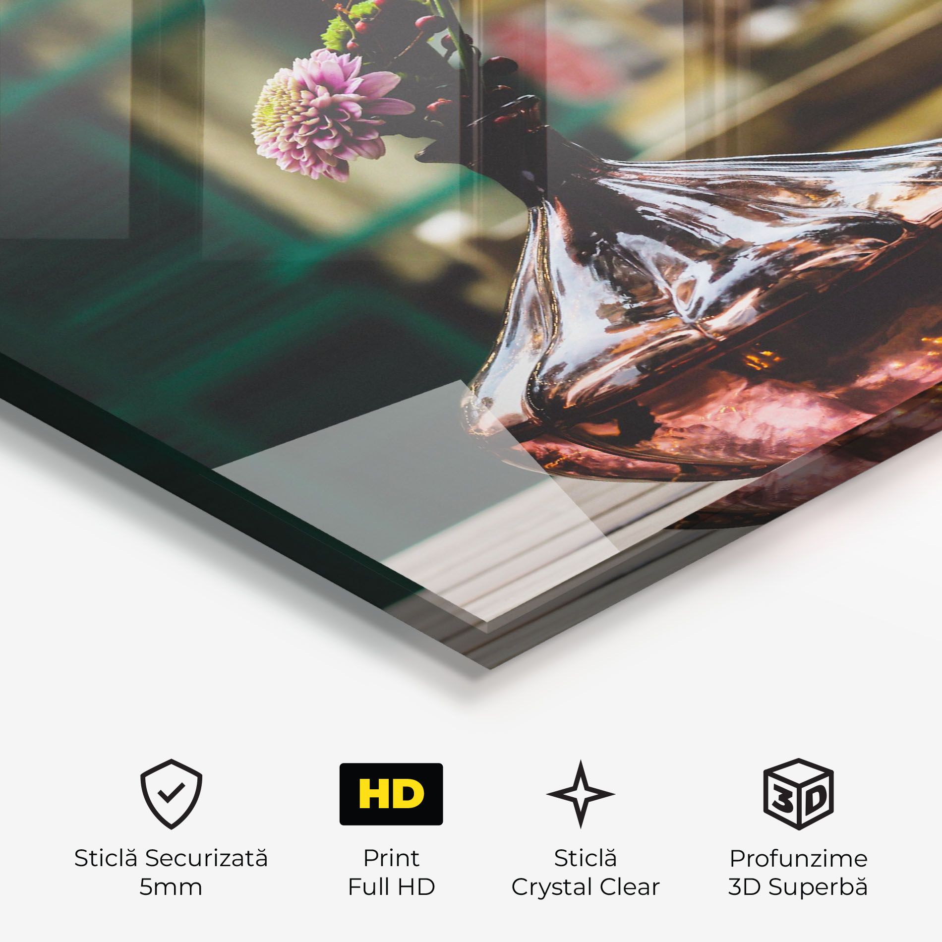 Pink Vase Flower mockup 3