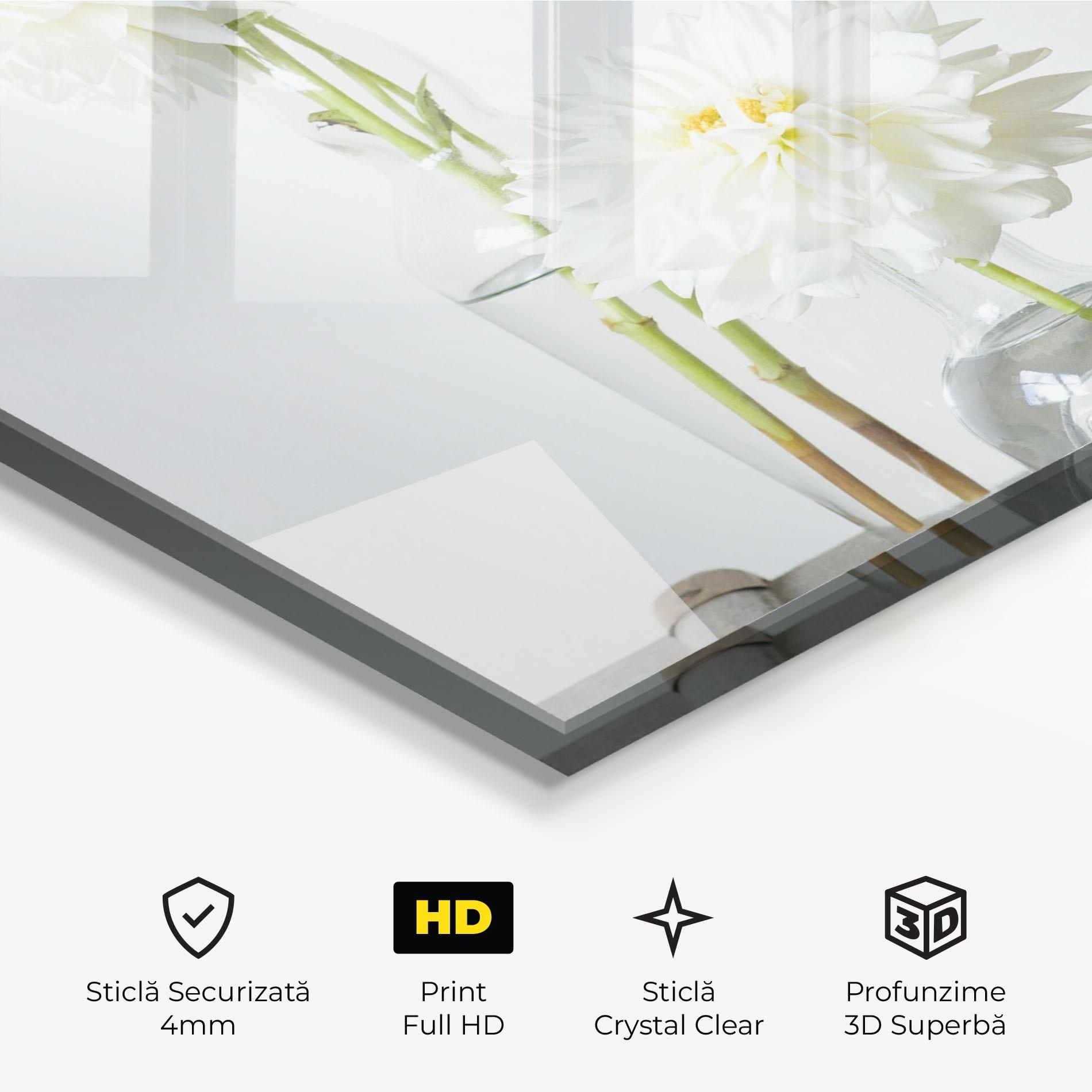 Tablou Sticla Big Flower Vase mockup 3