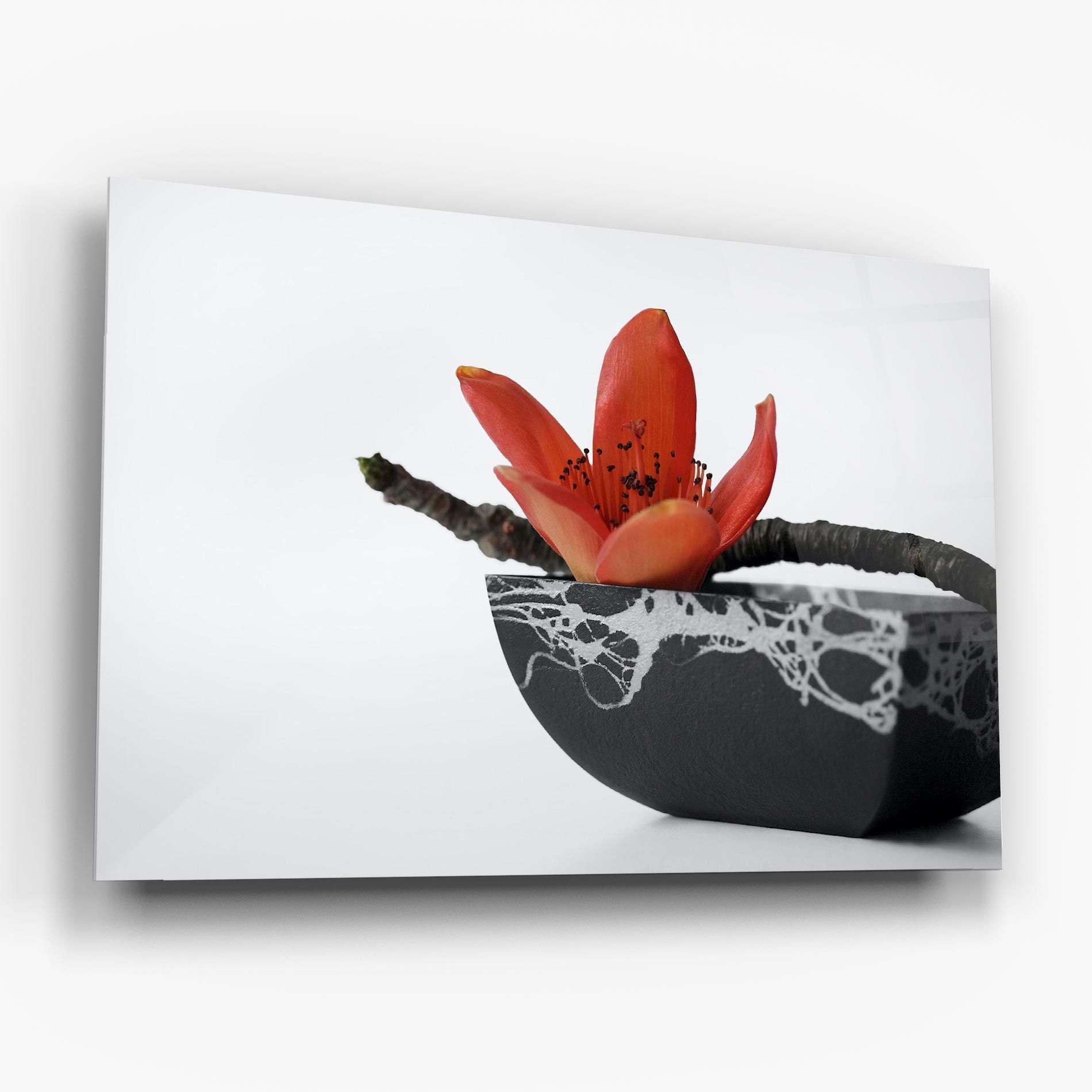 Black Marble Vase mockup 6