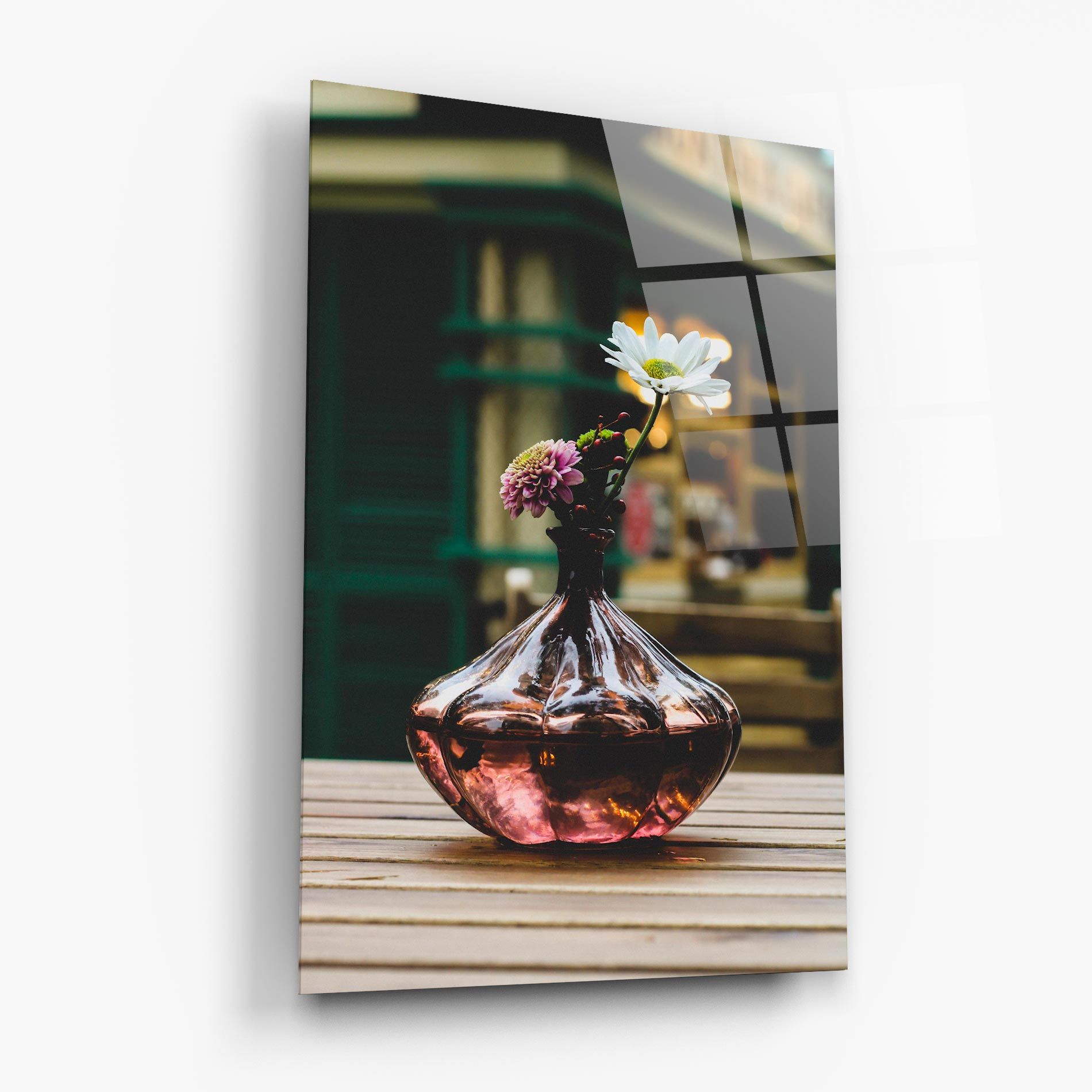 Pink Vase Flower mockup 6