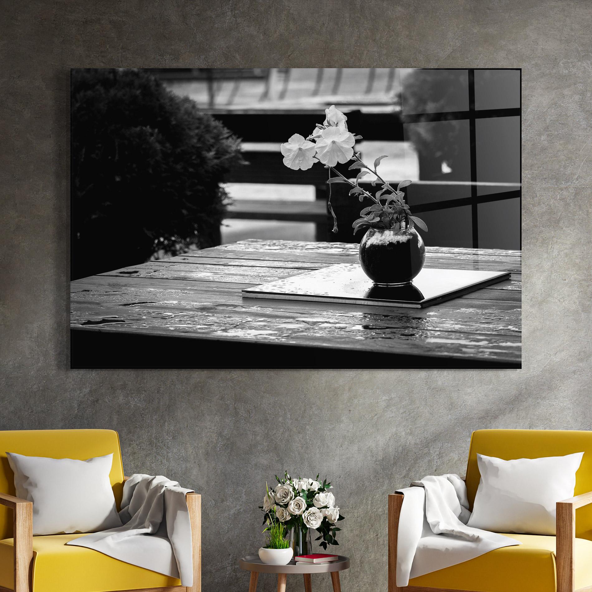 Tablou Sticla Black Vase View mockup 4