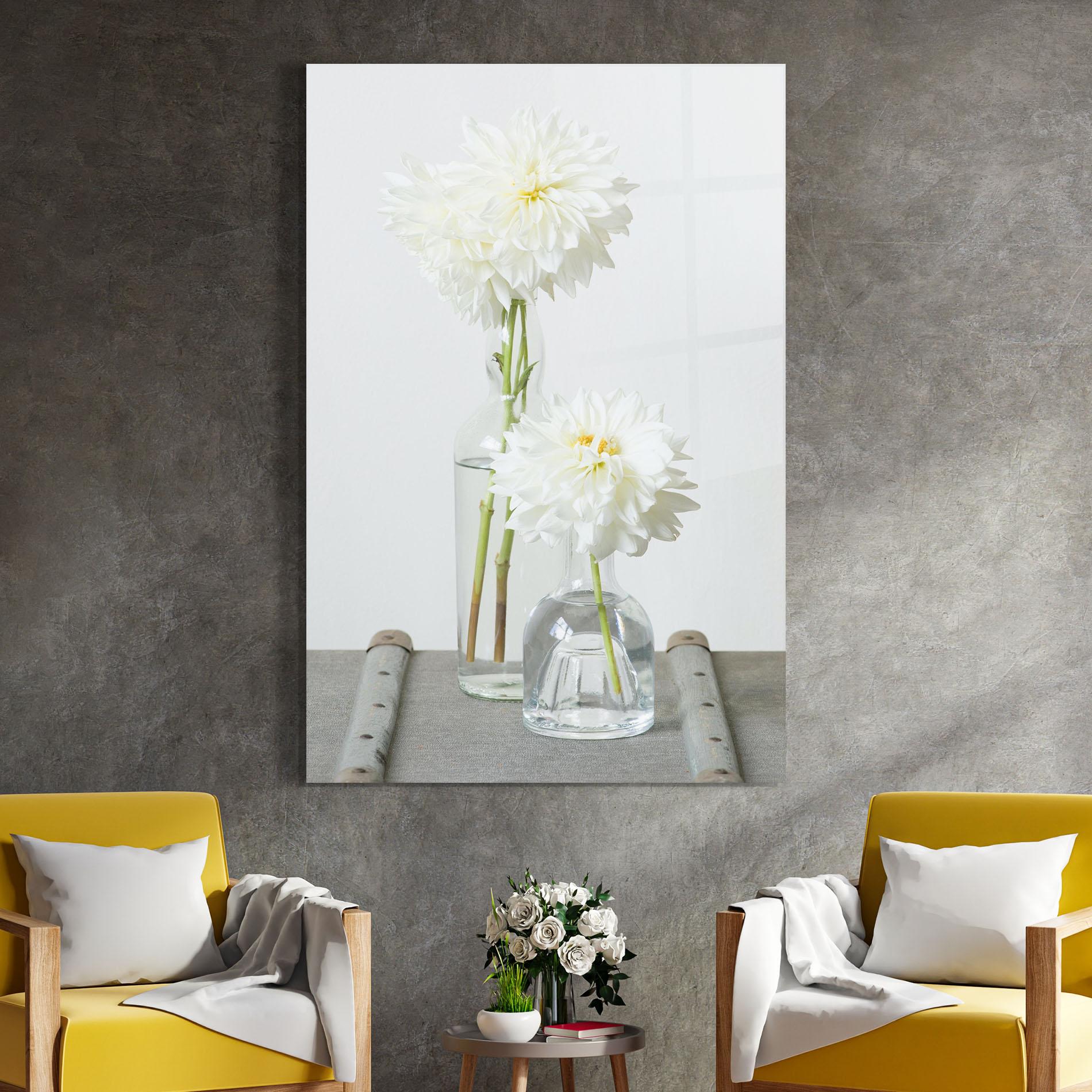 Tablou Sticla Big Flower Vase mockup 4