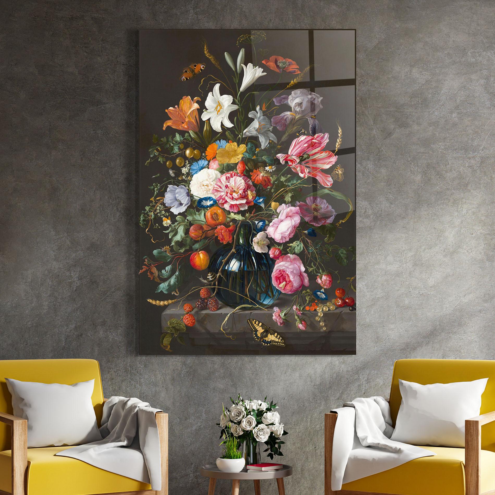 Tablou Sticla Blossom Of Life mockup 4