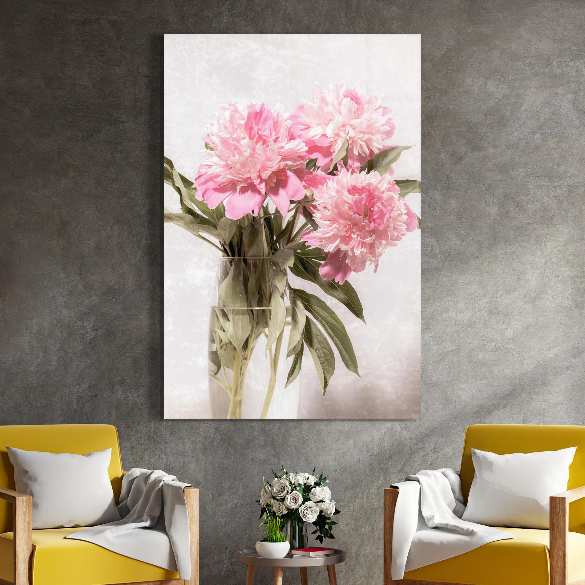 Tablou Sticla Bouquet Vase mockup 4