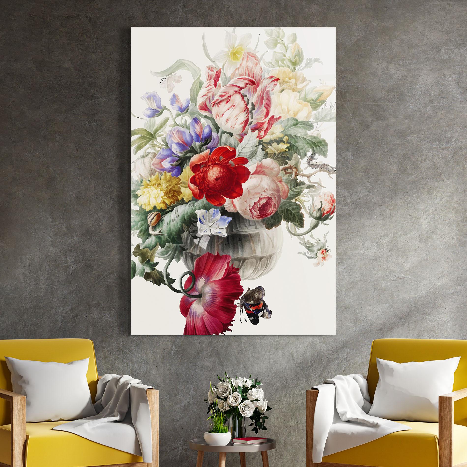 Tablou Sticla Butterfly Vase mockup 4