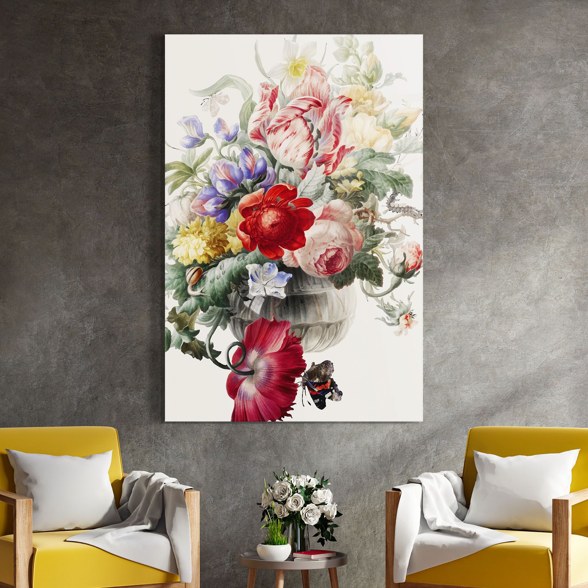 Butterfly Vase mockup 4