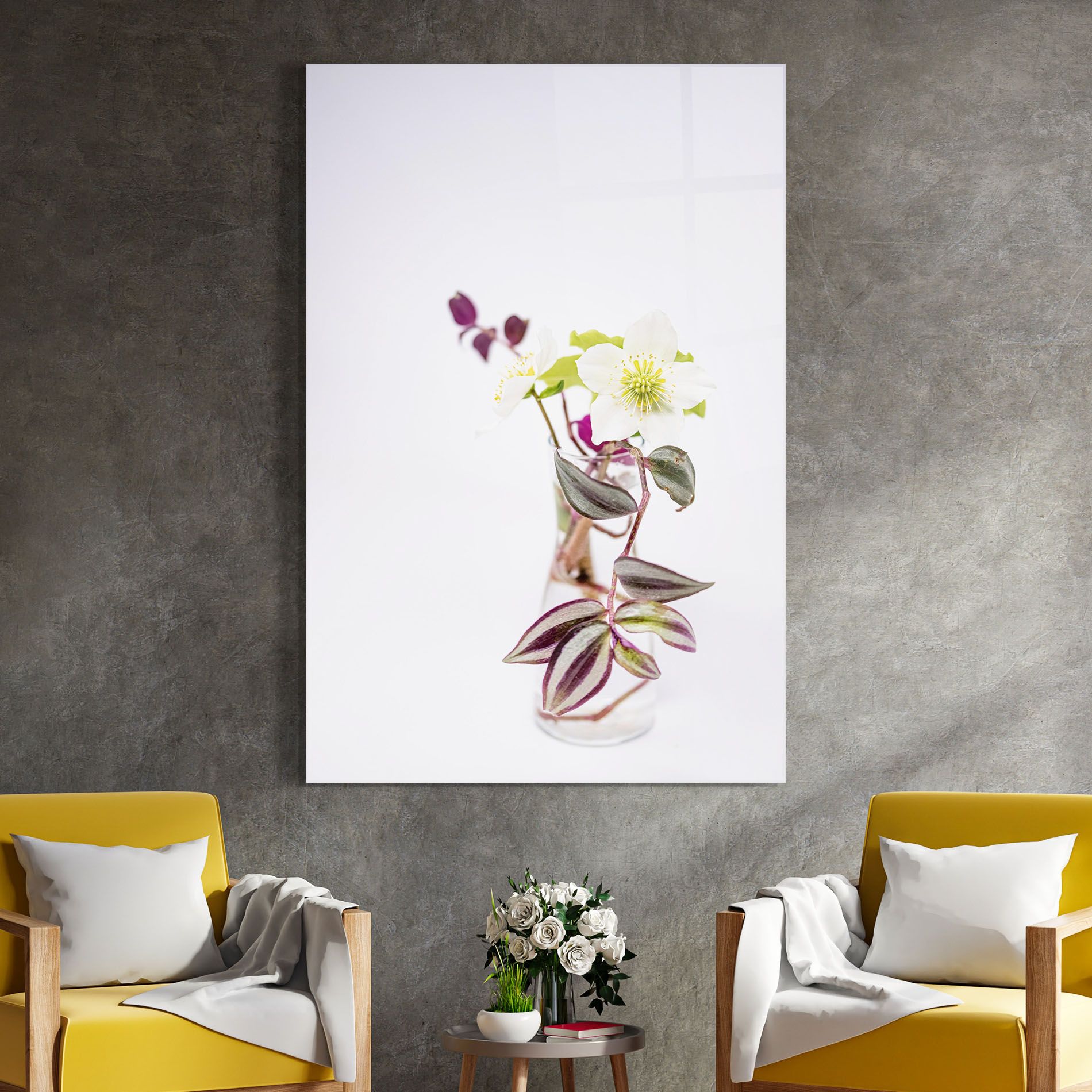 Pretty Leaf Vase mockup 4