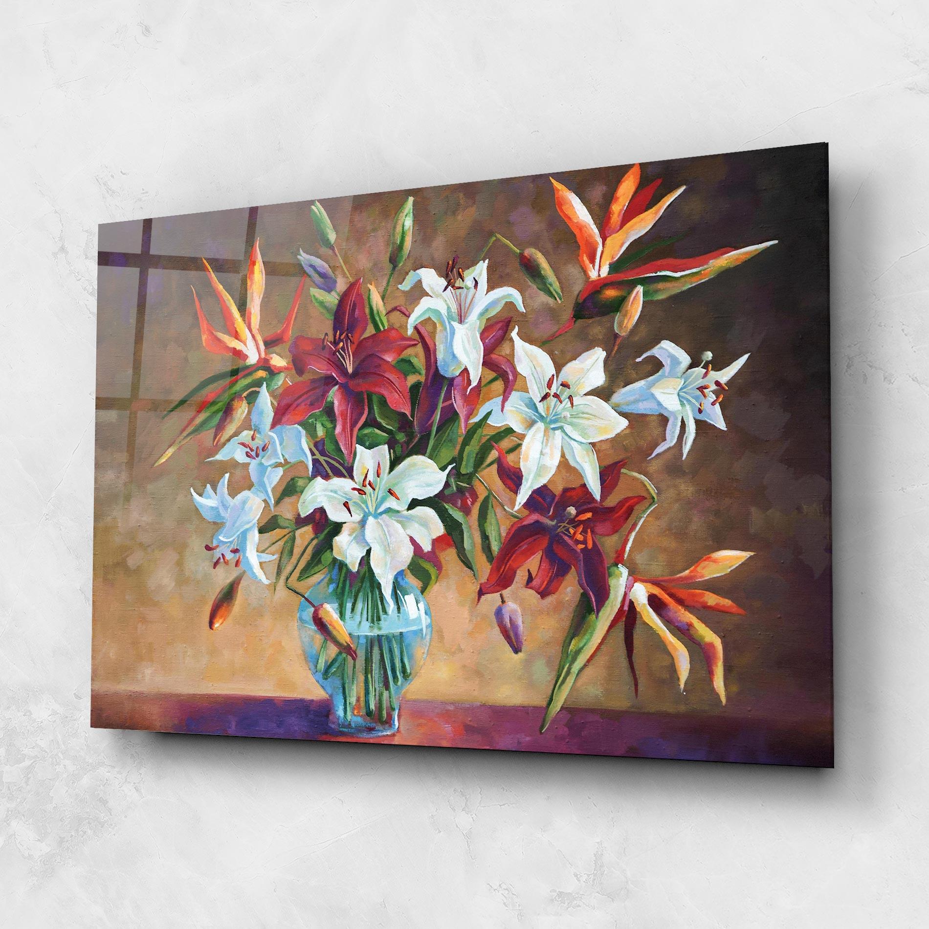 Tablou Sticla Flower Vase mockup 1