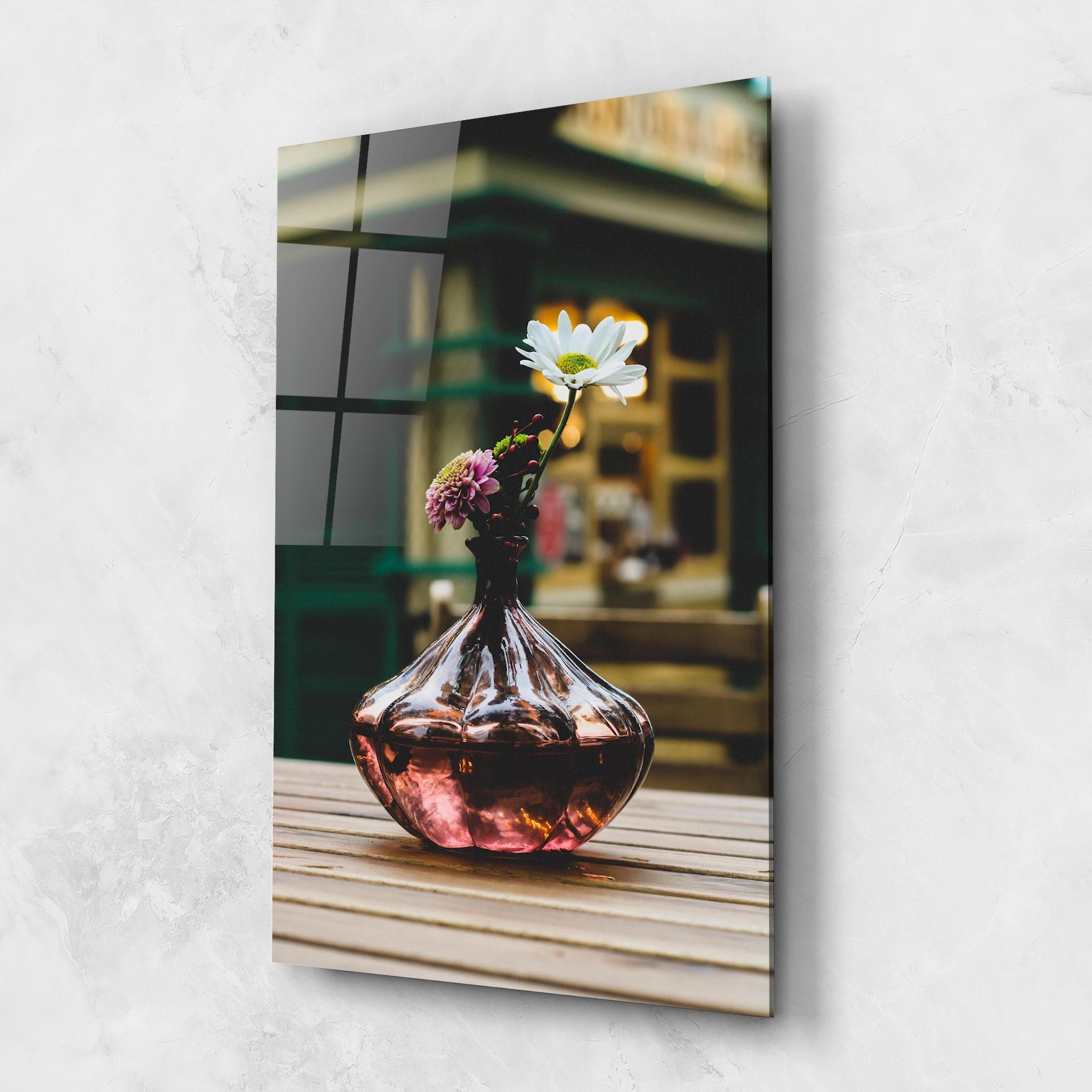 Pink Vase Flower mockup 1