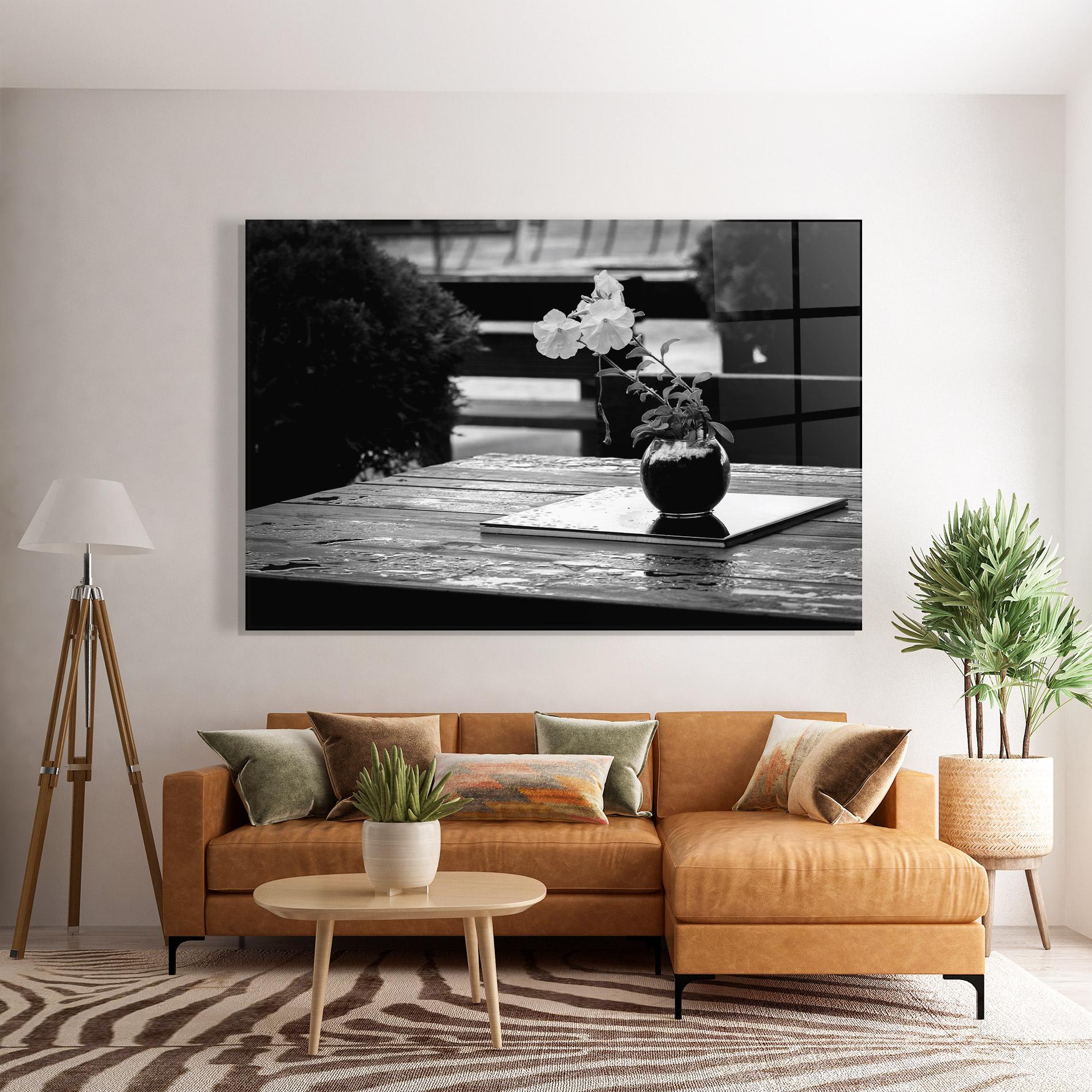 Tablou Sticla Black Vase View mockup 7