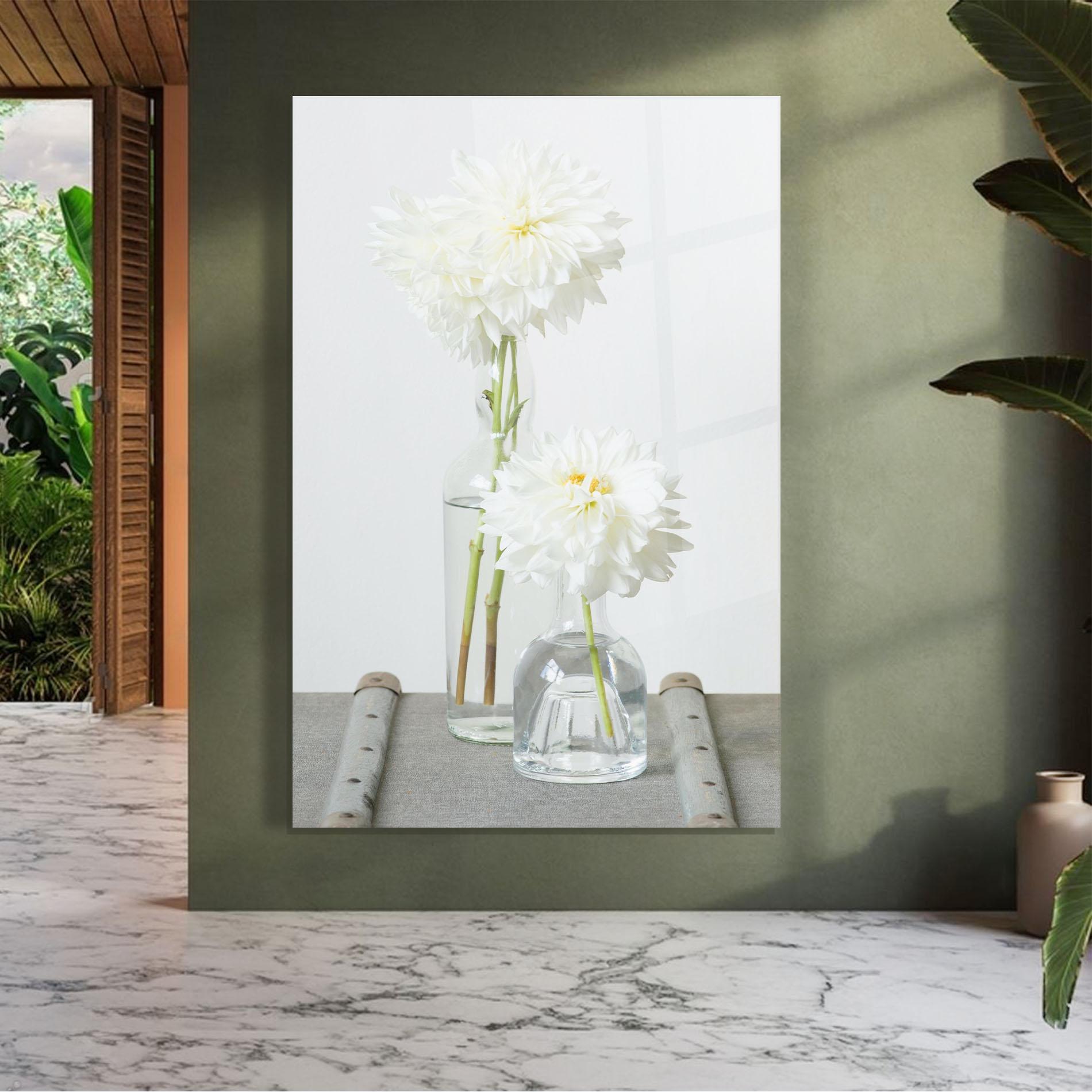 Tablou Sticla Big Flower Vase mockup 7