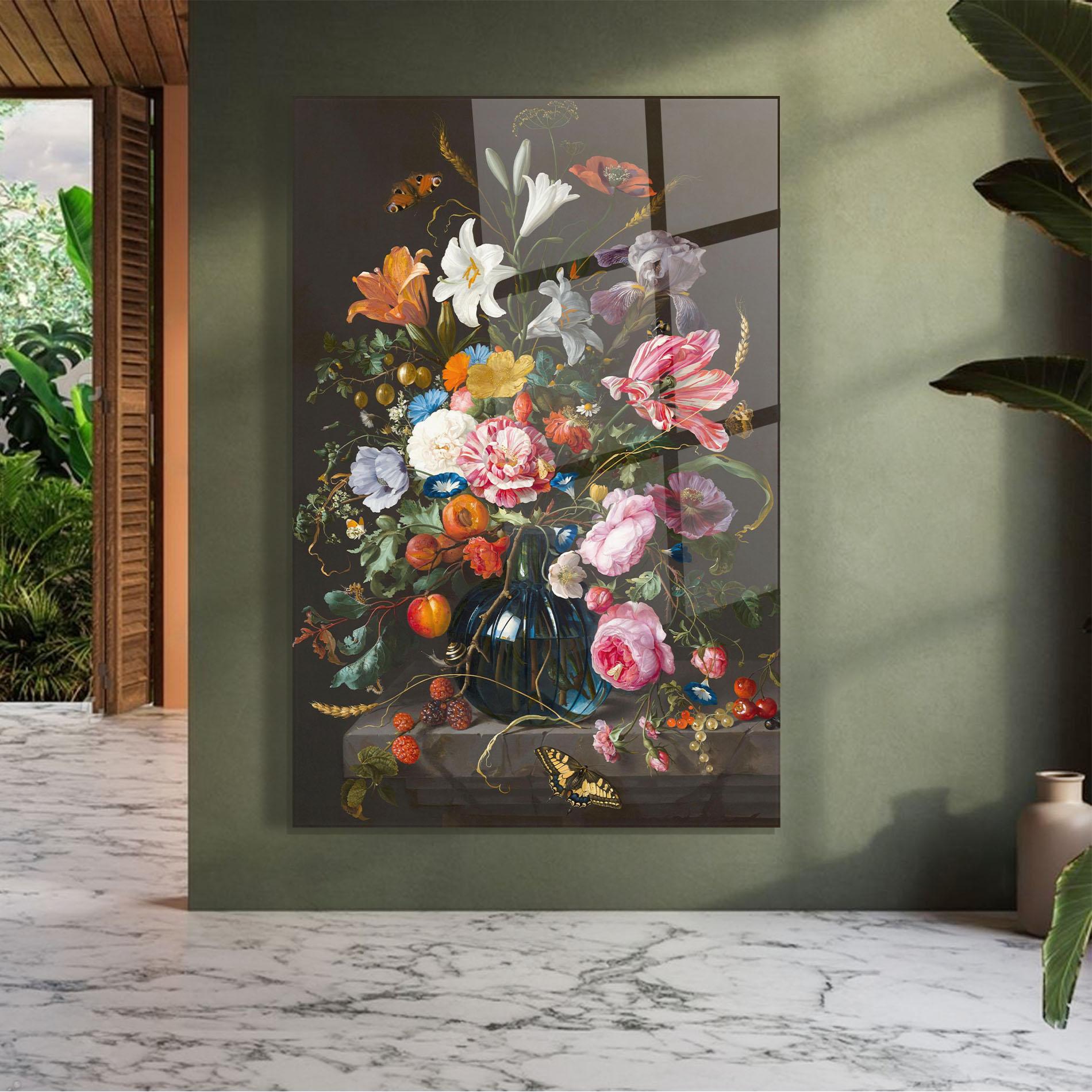 Tablou Sticla Blossom Of Life mockup 7