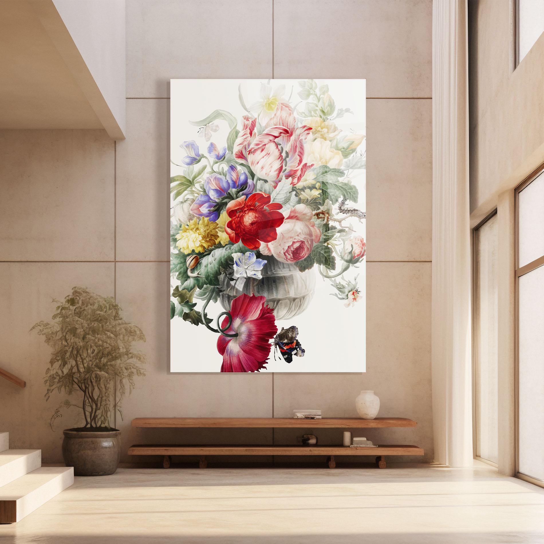 Tablou Sticla Butterfly Vase mockup 8