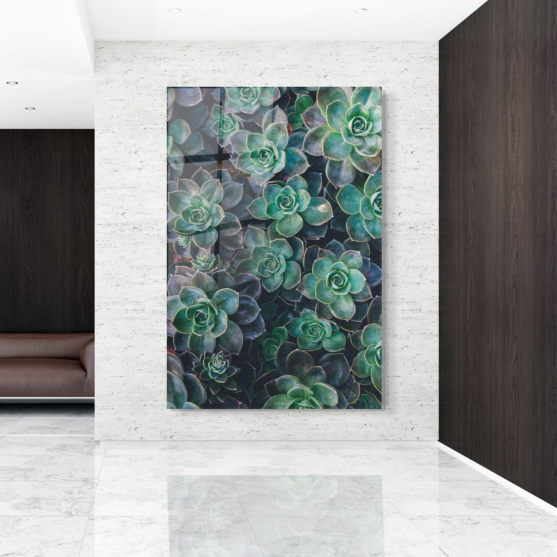 Tablou Sticla Green Lilac Tree mockup 9