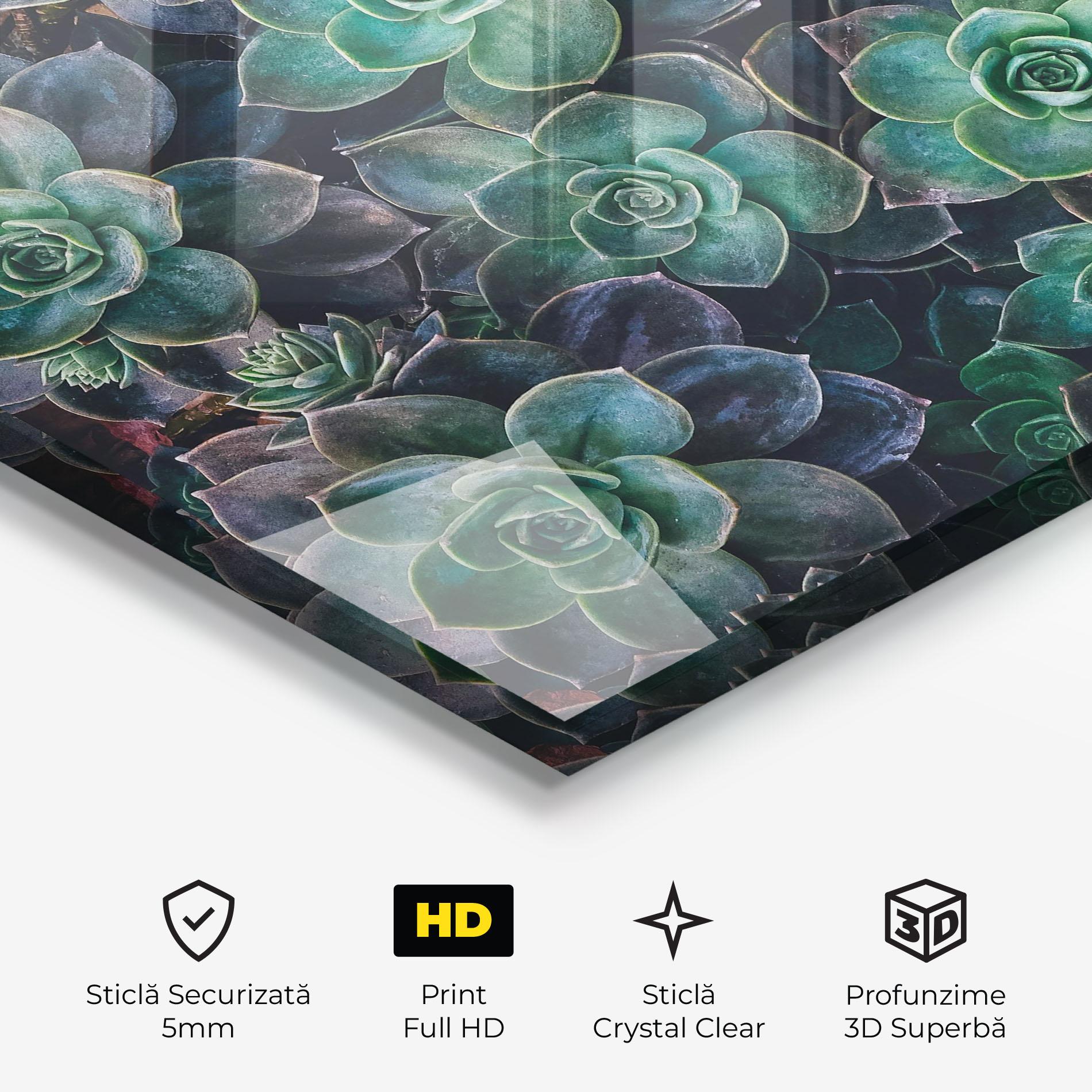 Tablou Sticla Green Lilac Tree mockup 3