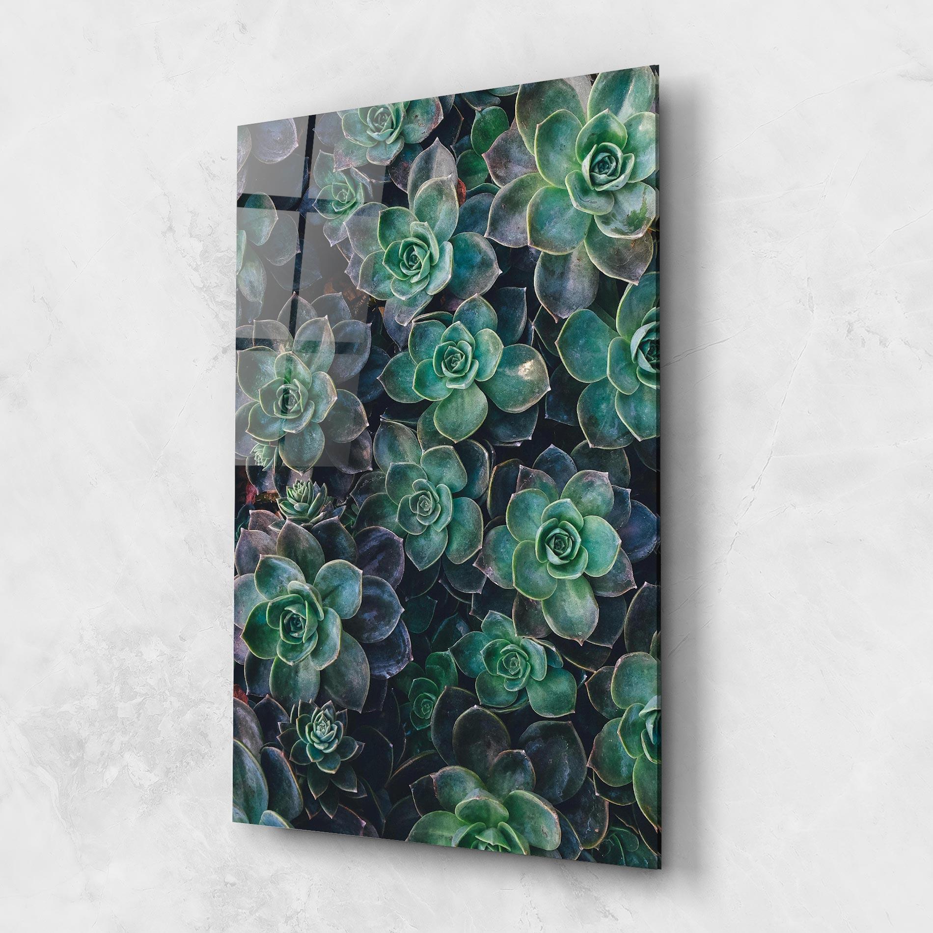 Tablou Sticla Green Lilac Tree mockup 1