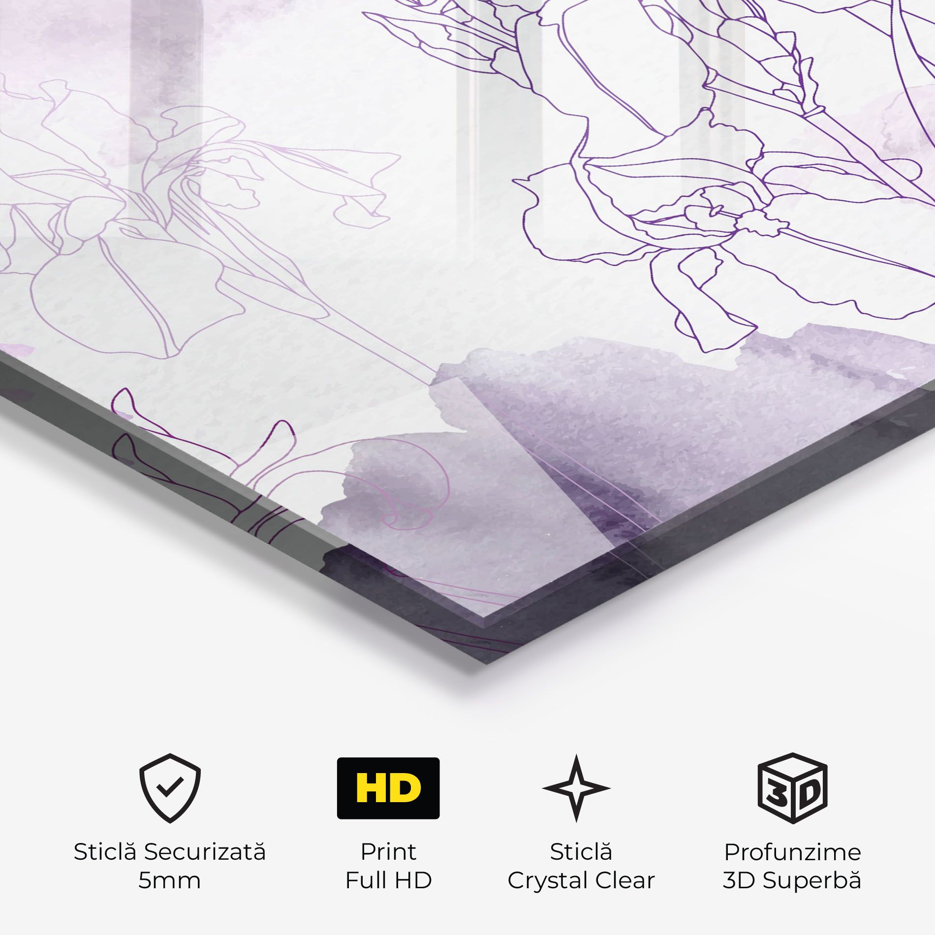 Iris Purple Watercolor mockup 3