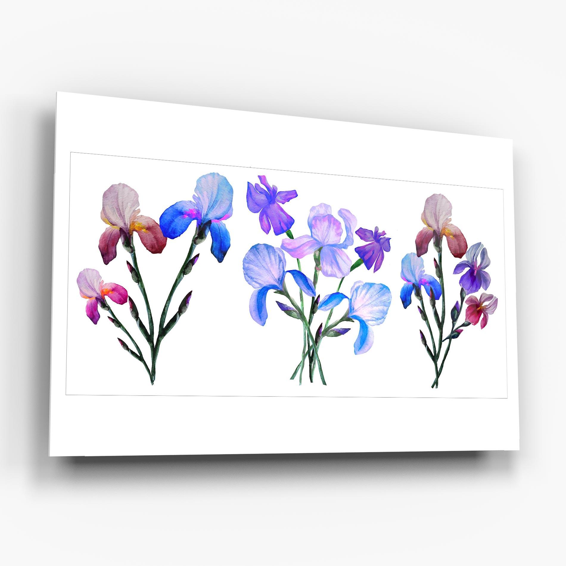 Tablou Sticla Iris Set mockup 6