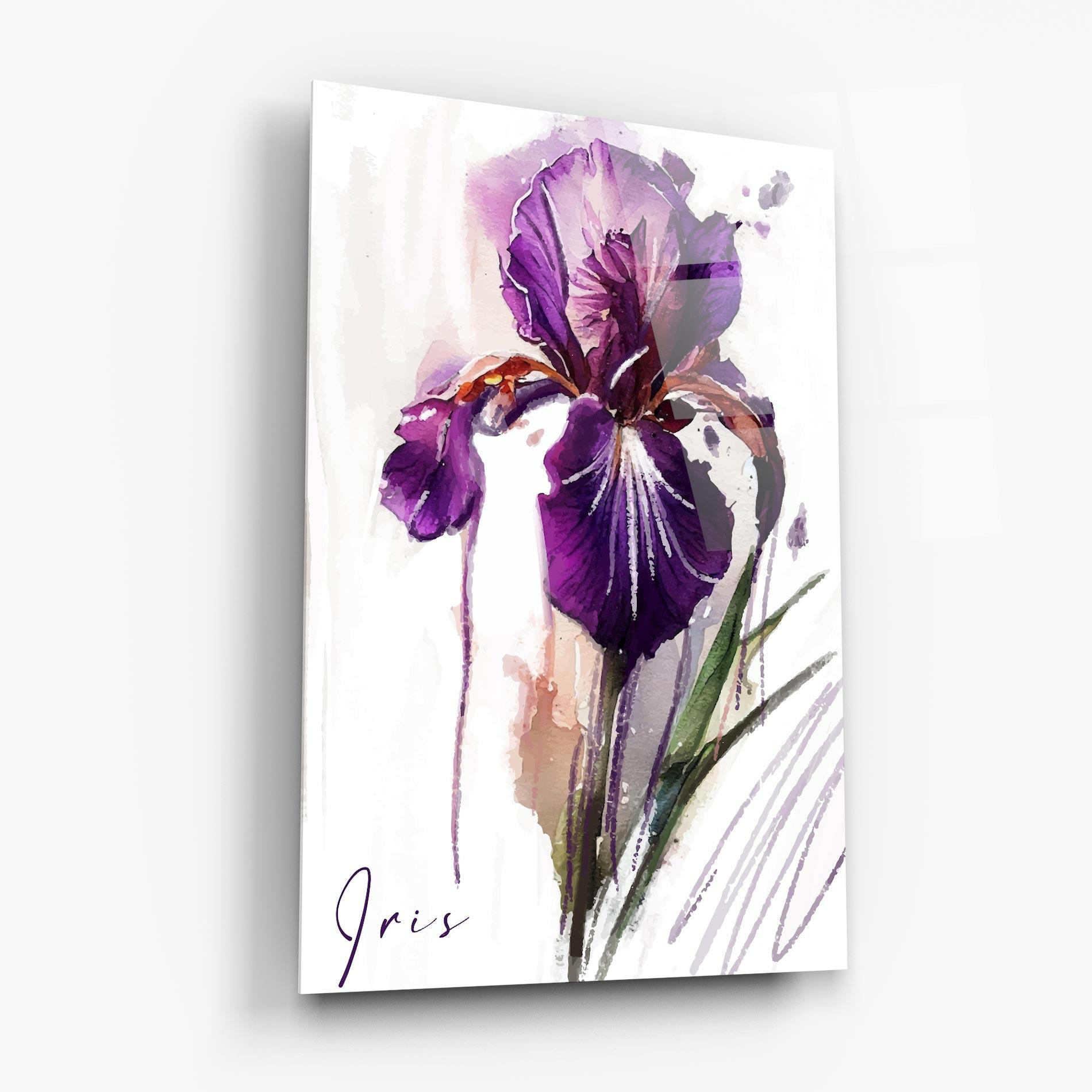 Tablou Sticla Iris Drop mockup 6