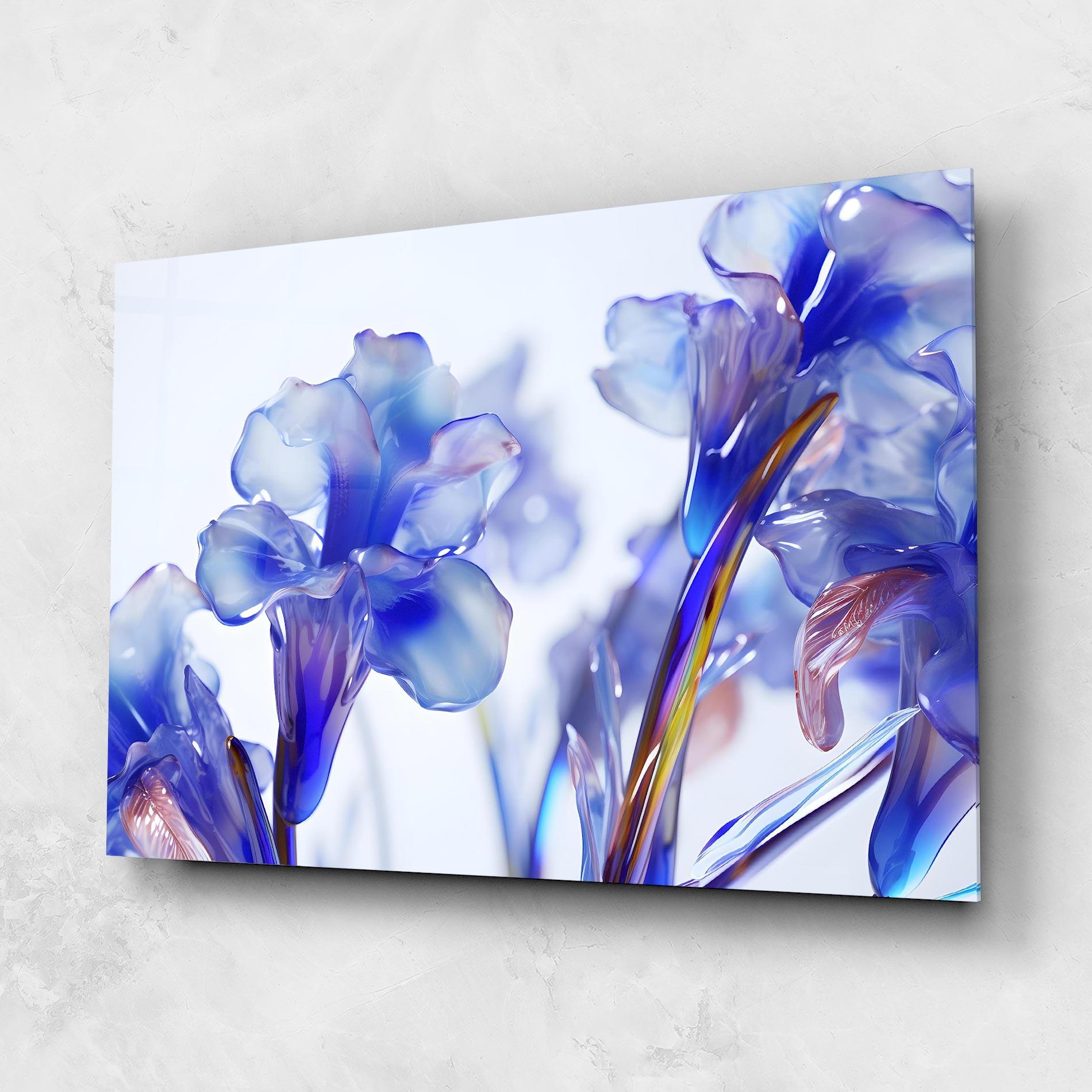 Tablou Sticla Iris Glass mockup 1