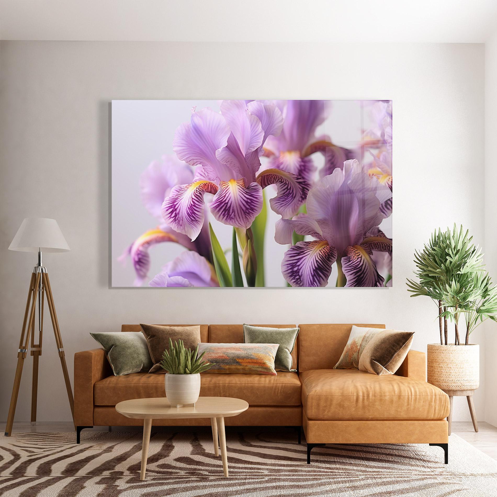 Tablou Sticla Iris In Vase mockup 7